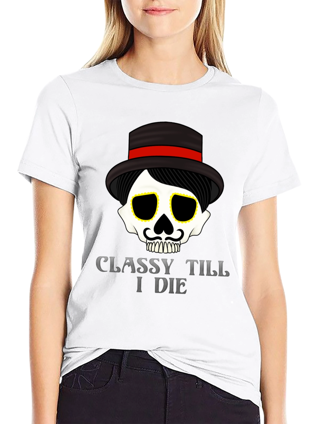 Classy Till I Die Graphic Tee - Black