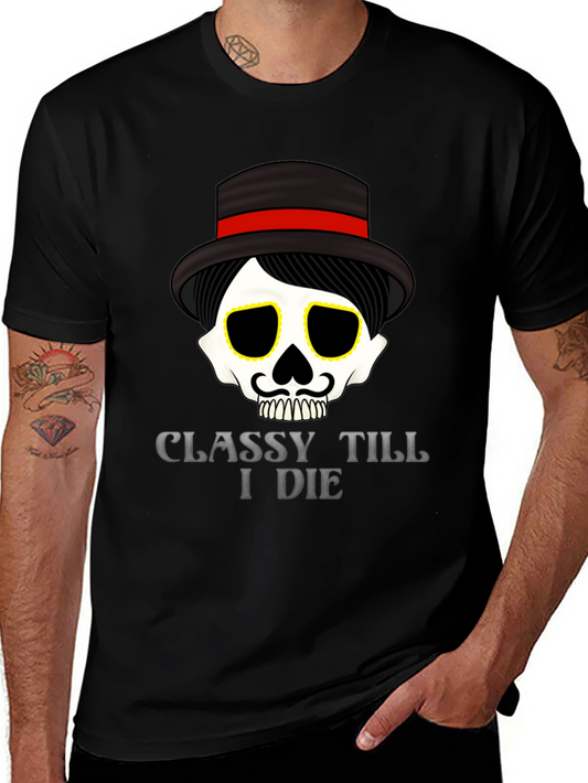 Classy Till I Die Graphic Tee - Black