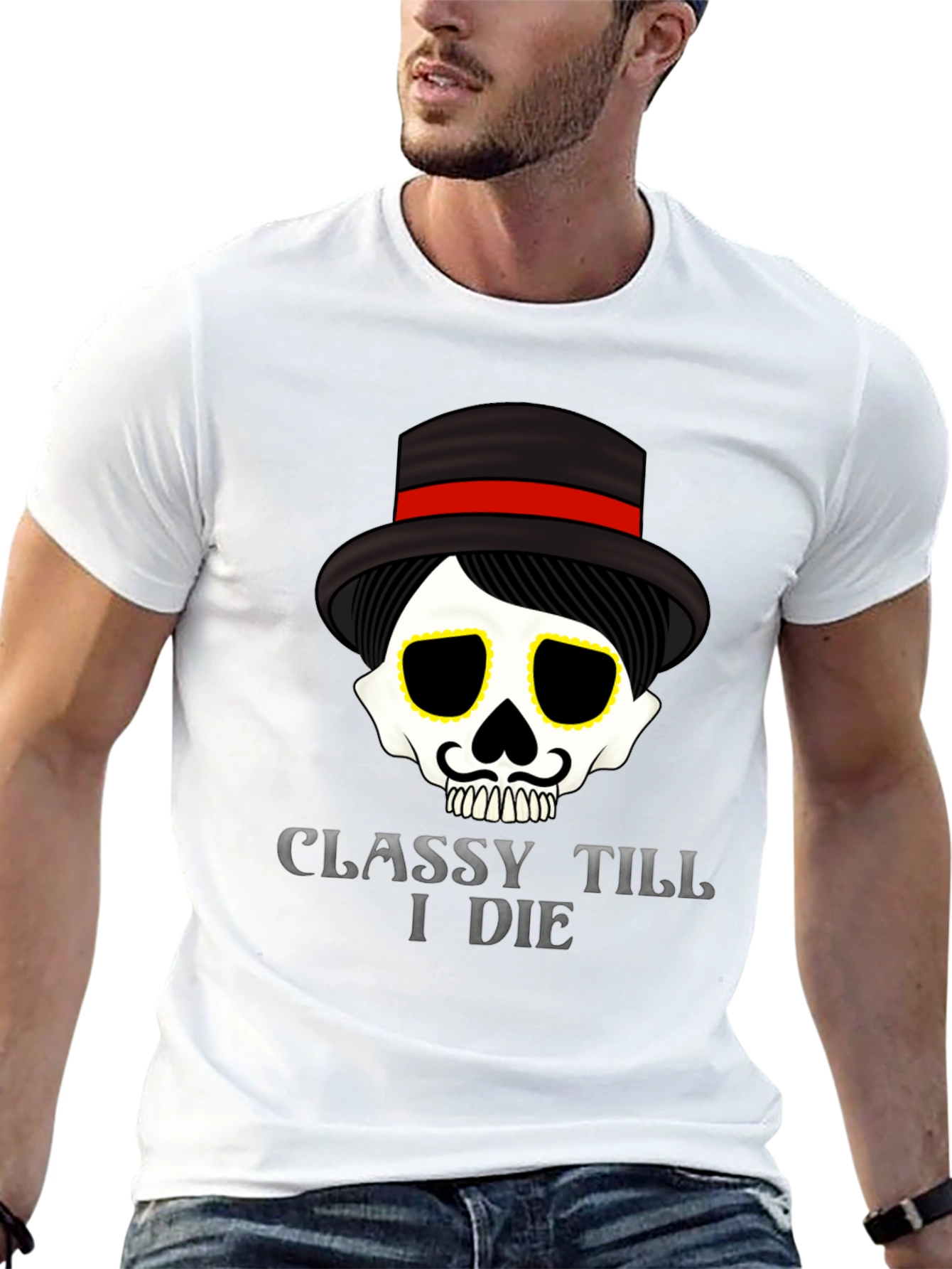 Classy Till I Die Graphic Tee - Black