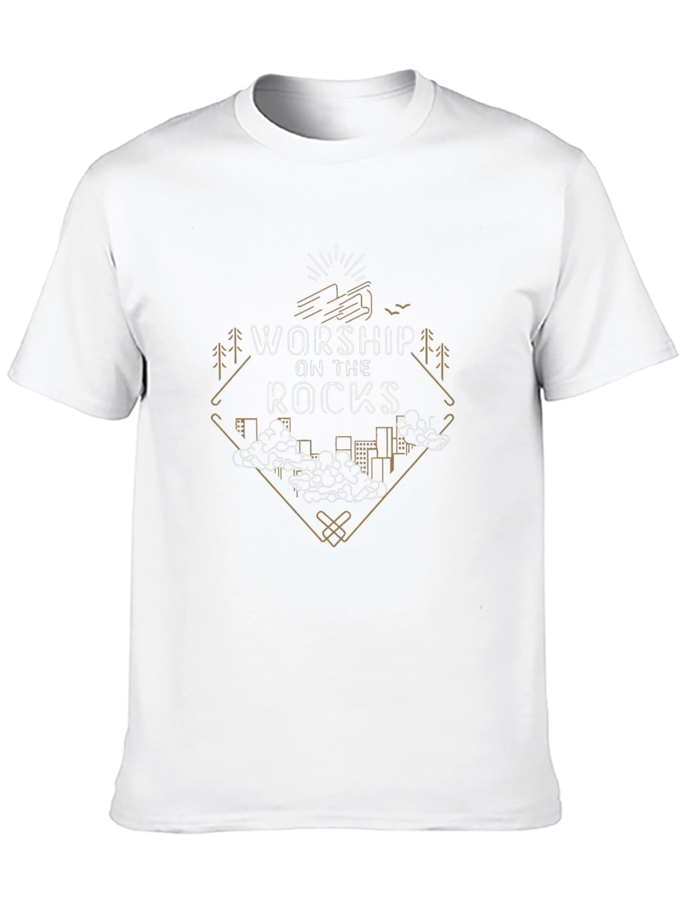 Worship on the Rocks Graphic Tee