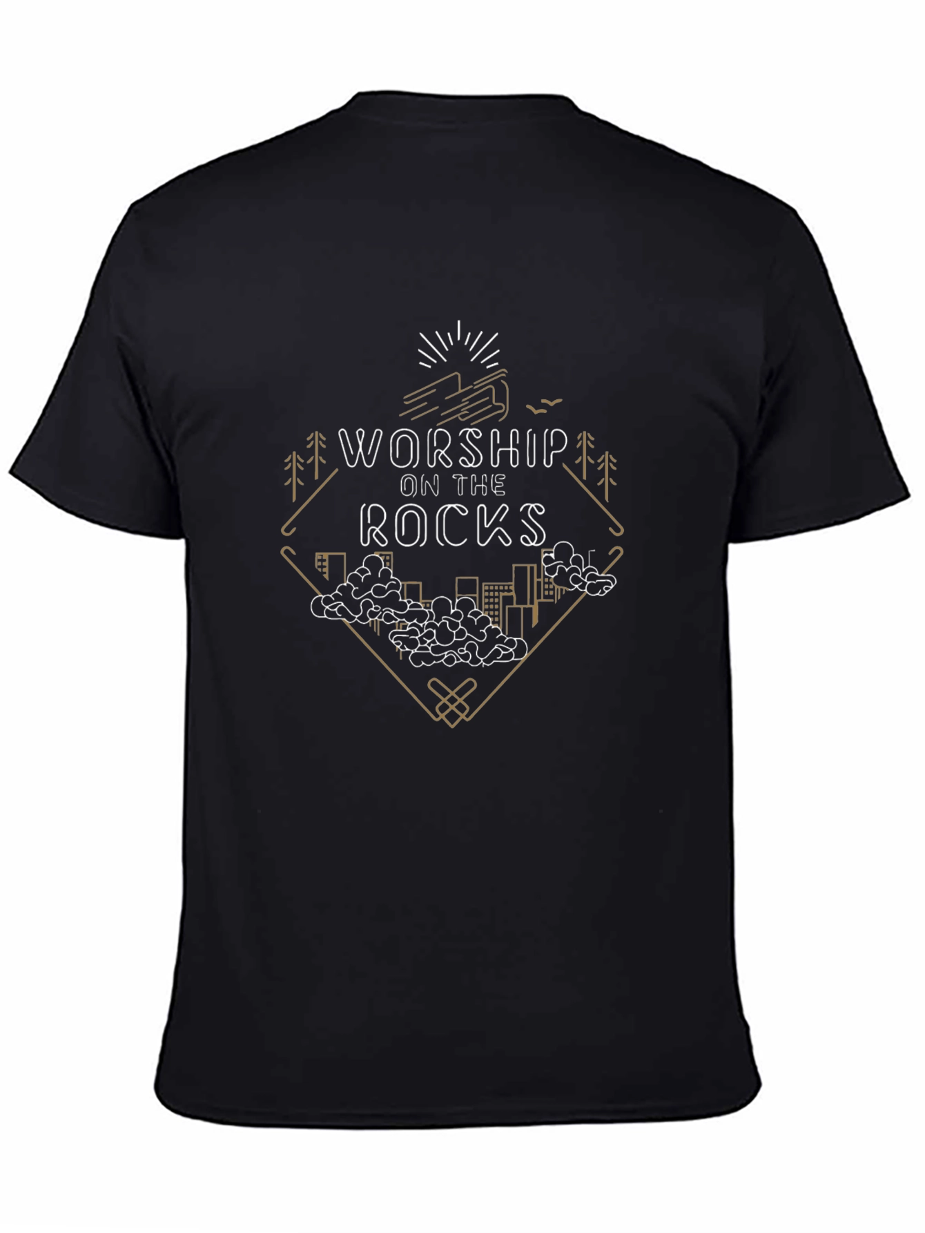 Worship on the Rocks Graphic Tee