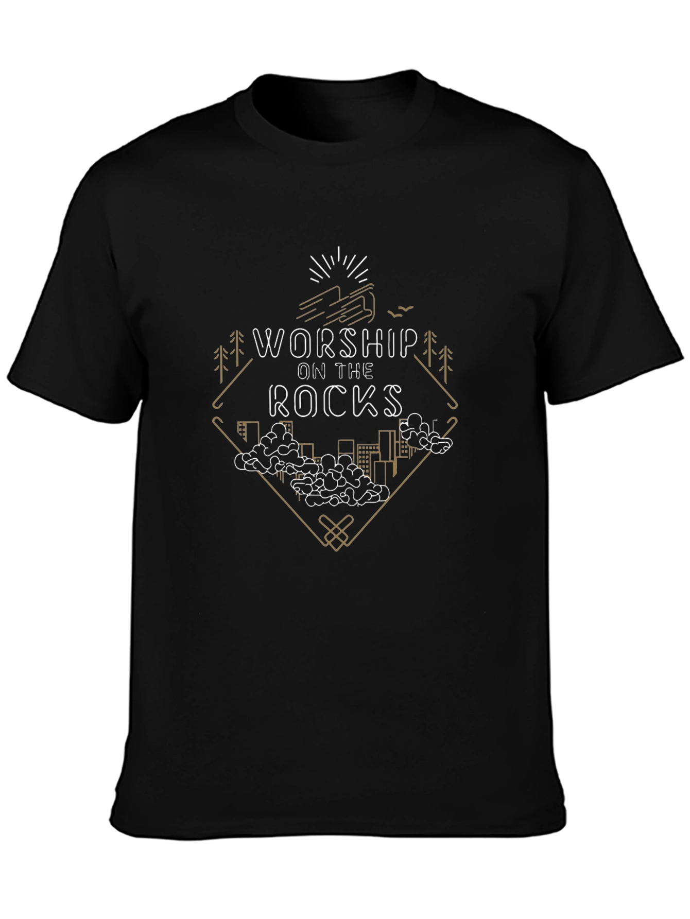 Worship on the Rocks Graphic Tee
