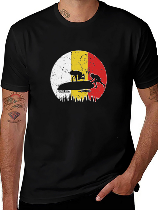 Retro Bobsled T-Shirt - Vintage Olympic Style