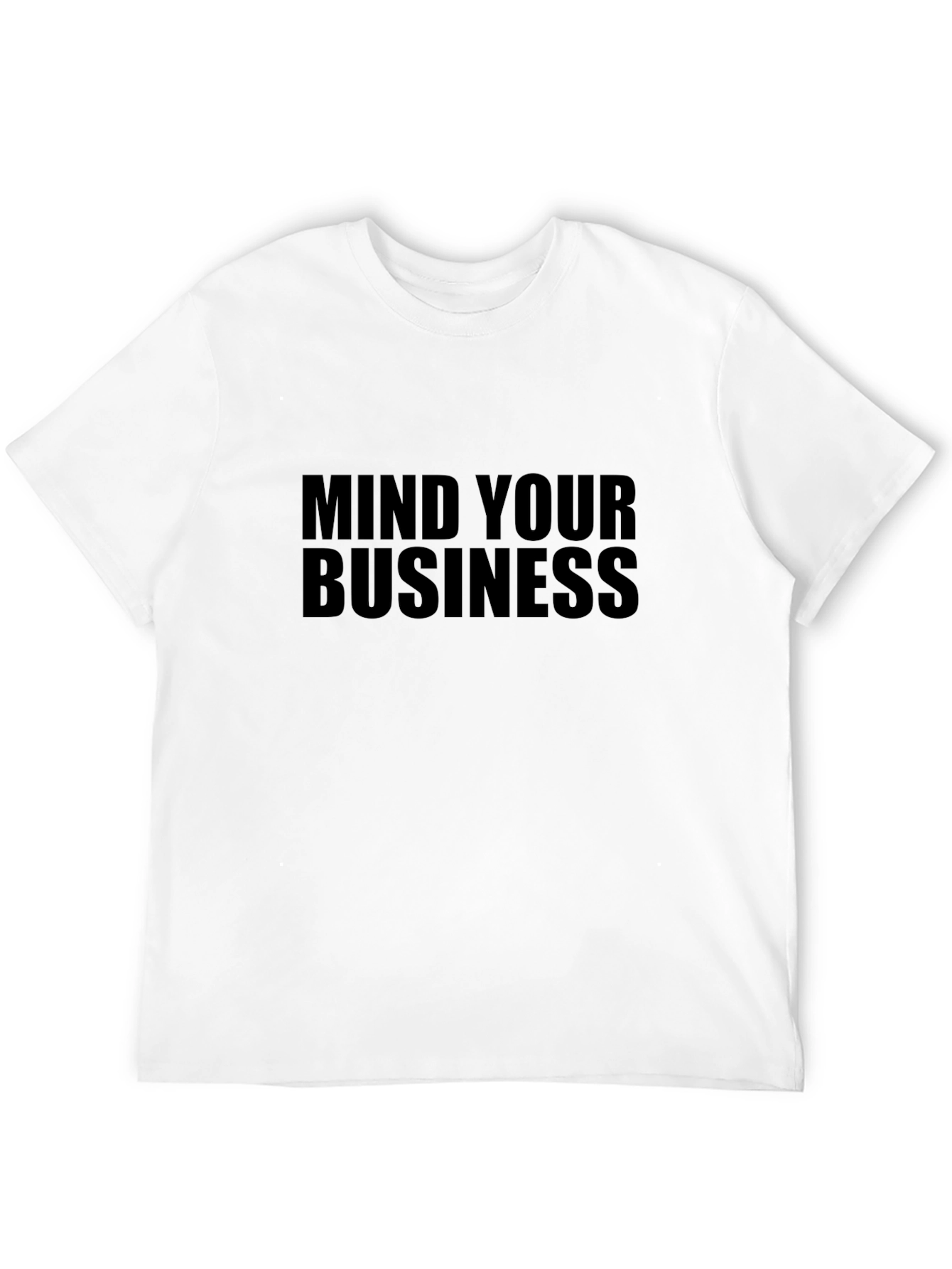 Mind Your Business Graphic Black T-Shirt