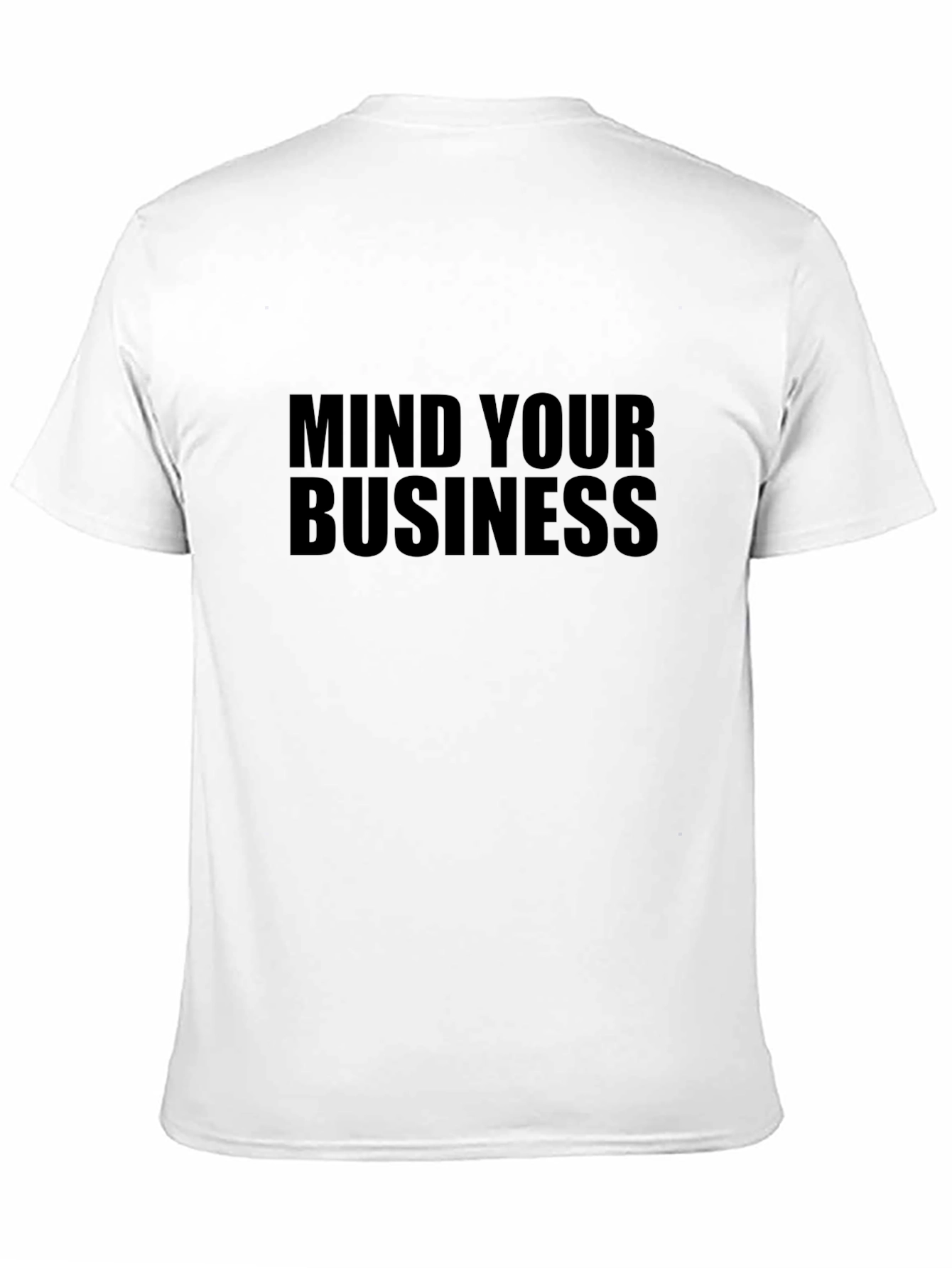 Mind Your Business Graphic Black T-Shirt