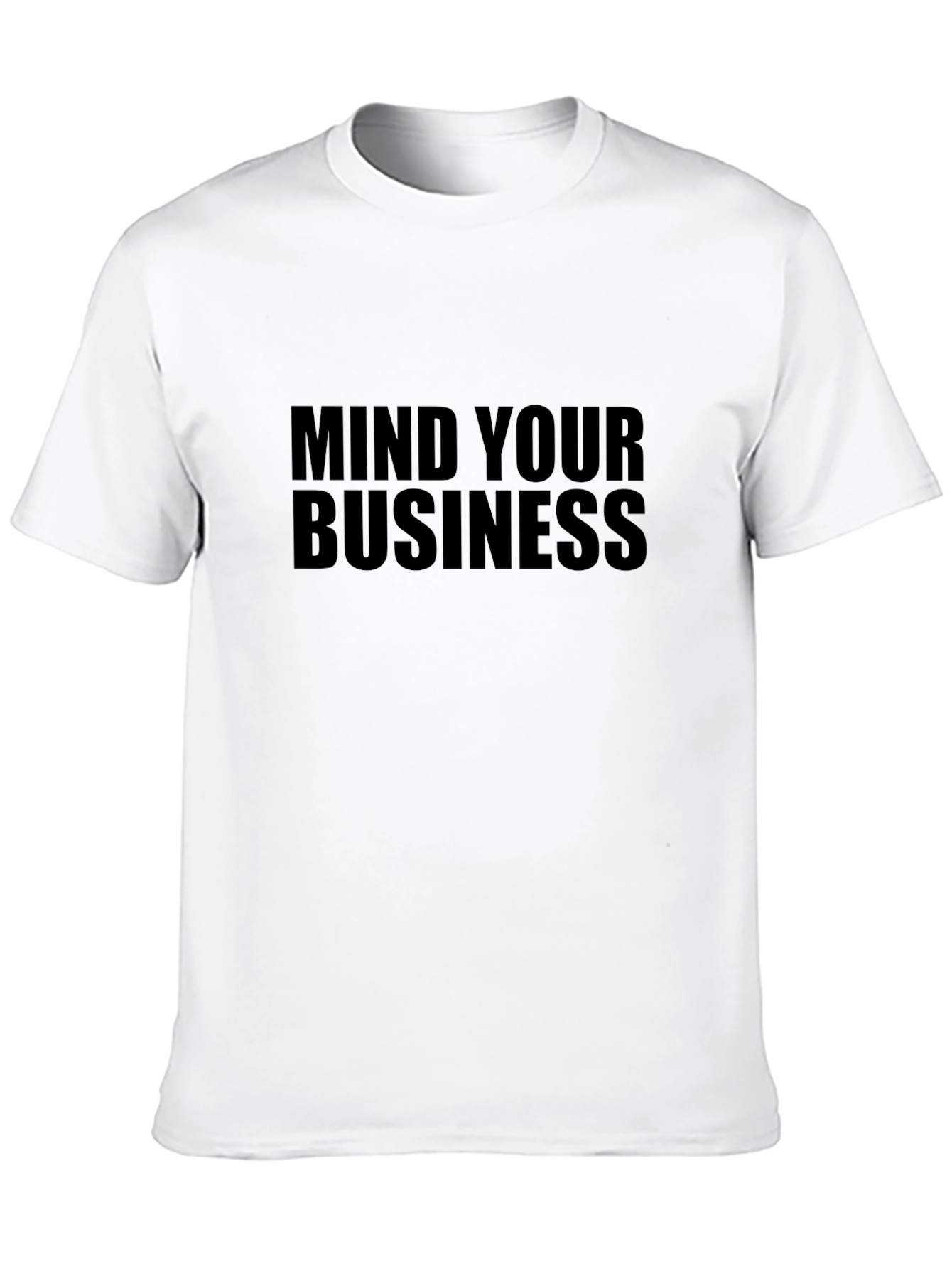 Mind Your Business Graphic Black T-Shirt