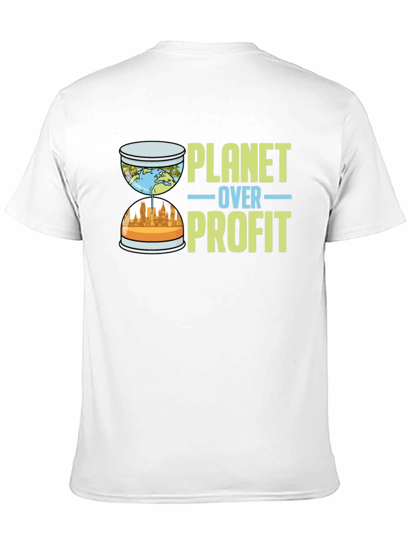 Planet Over Profit Graphic Tee - Eco-Conscious Apparel