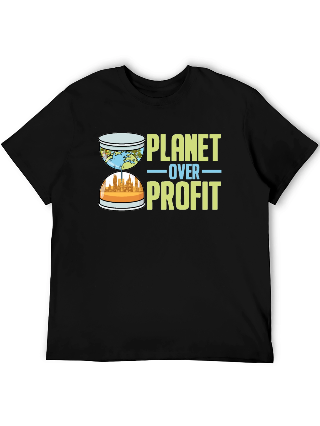 Planet Over Profit Graphic Tee - Eco-Conscious Apparel