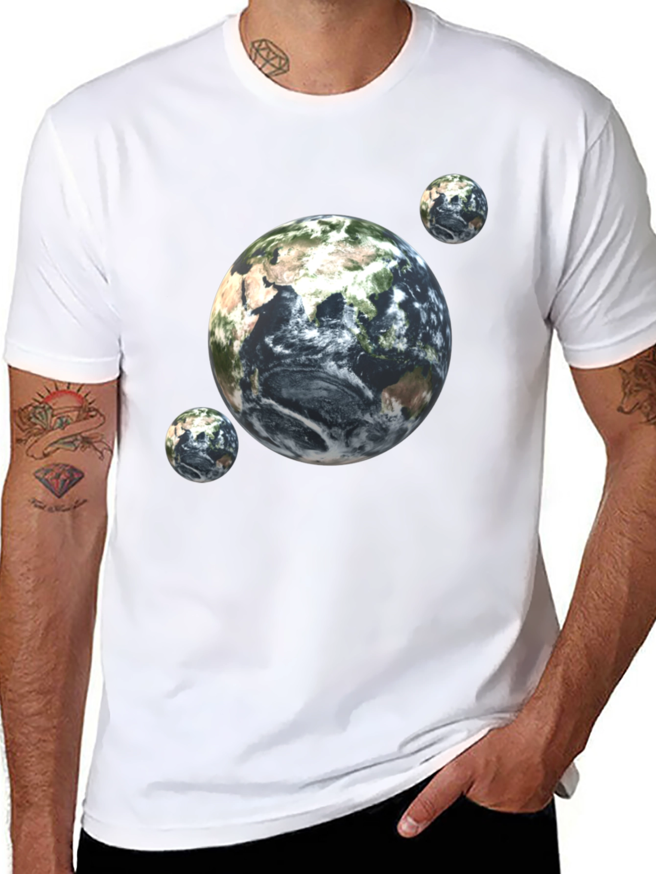 Earth Graphic T-Shirt - Global Design