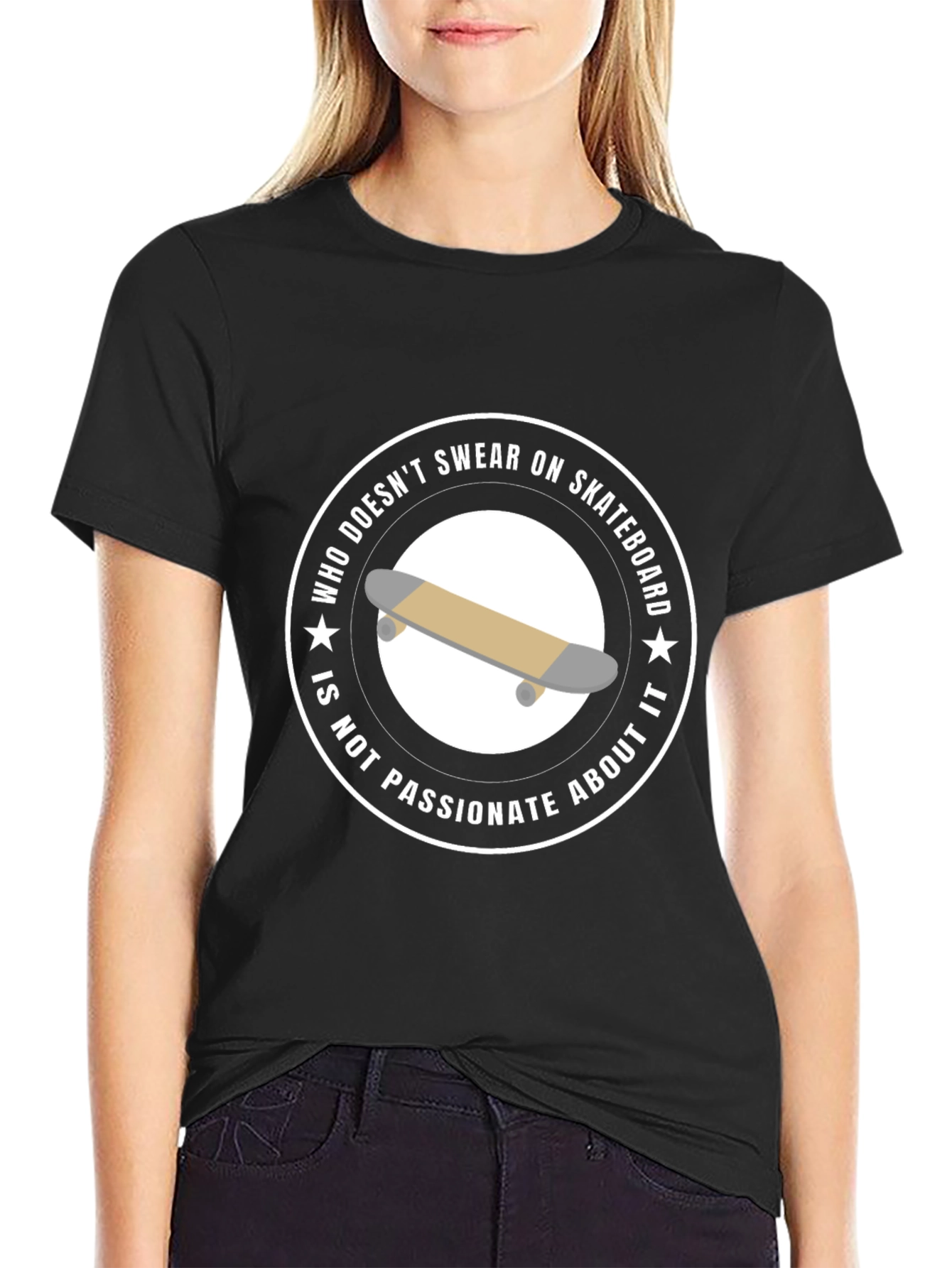 Skateboard Passion T-Shirt - Unisex Black Tee
