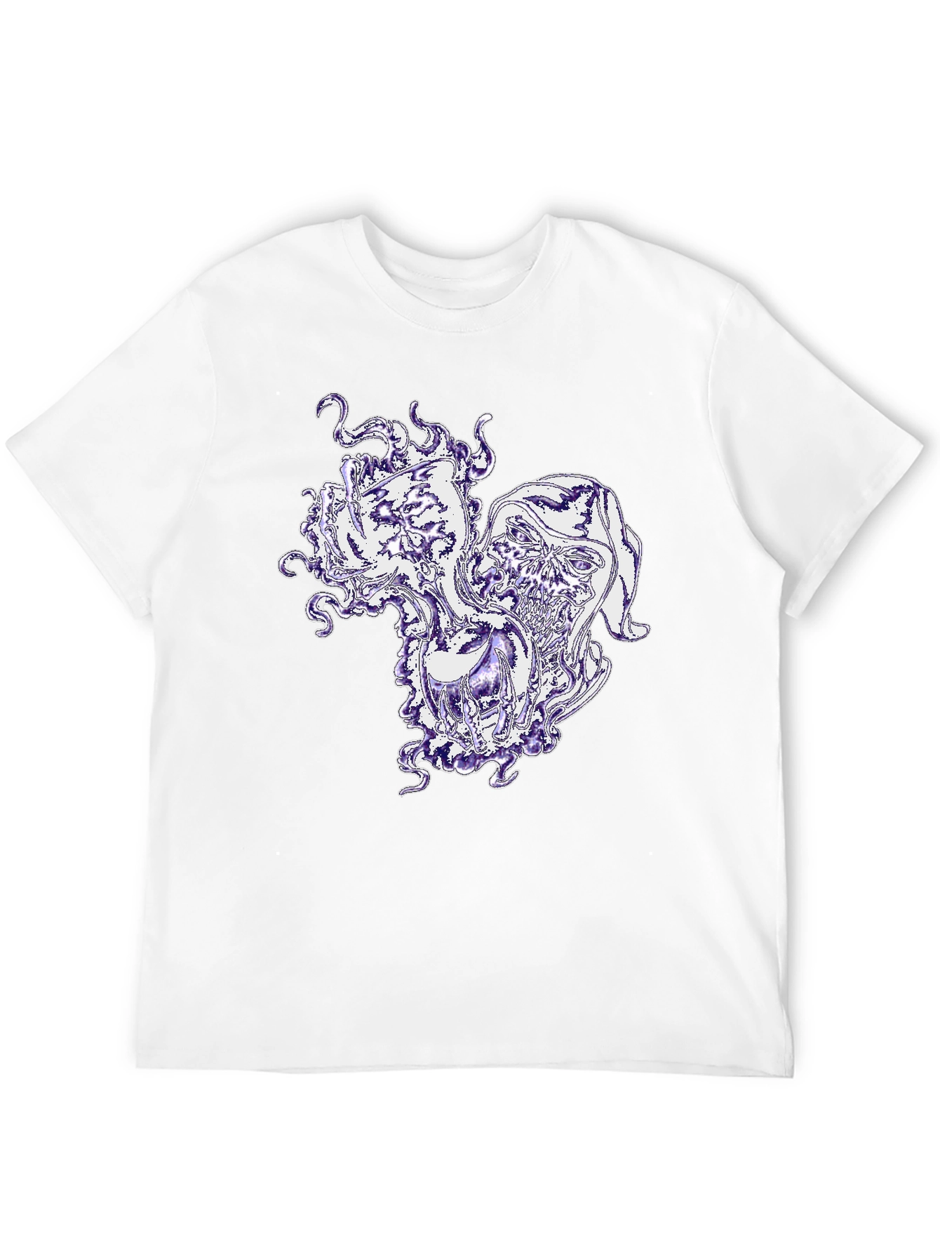 Mystic Skull Black T-Shirt - Unique Graphic Design