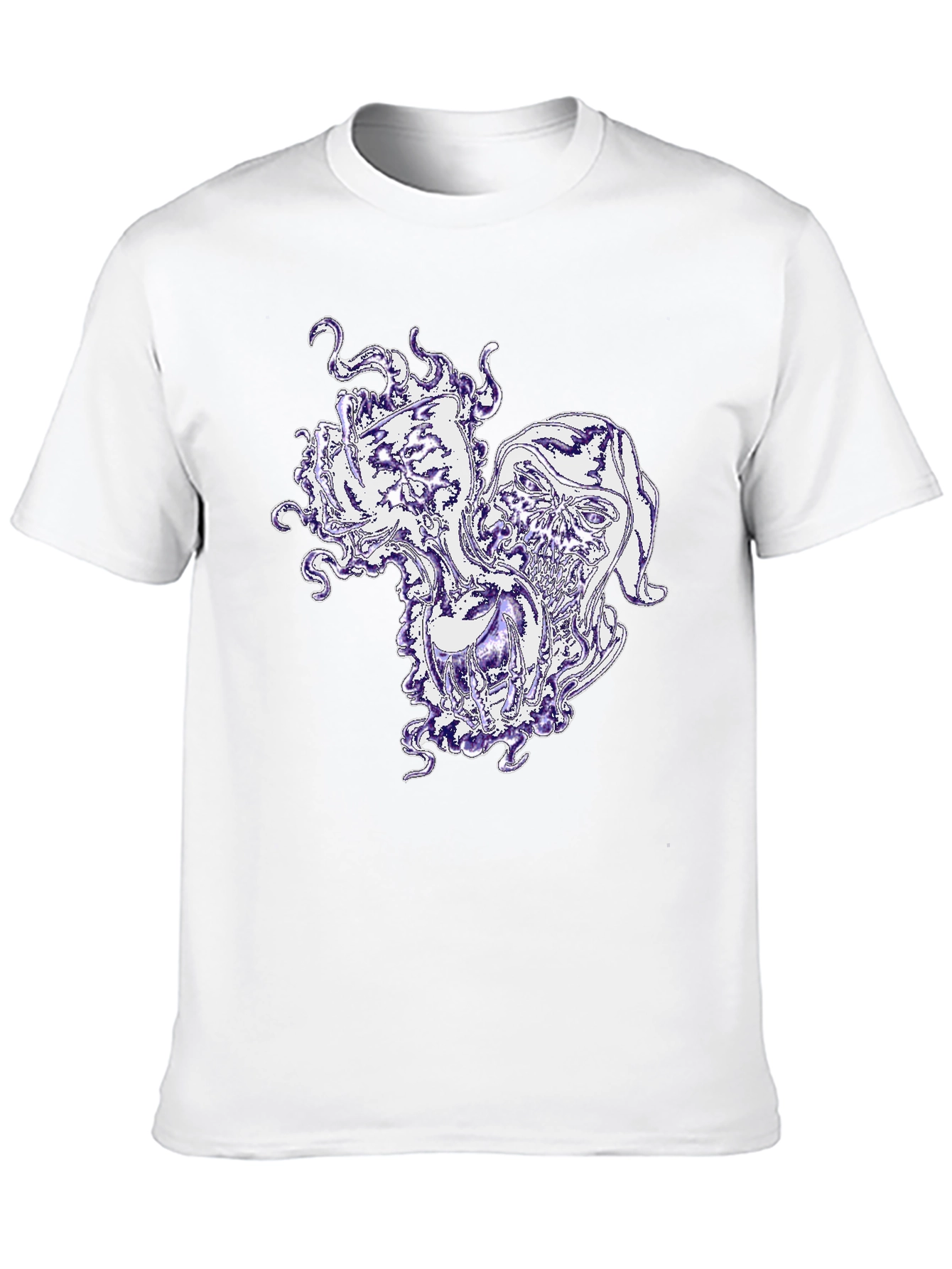 Mystic Skull Black T-Shirt - Unique Graphic Design