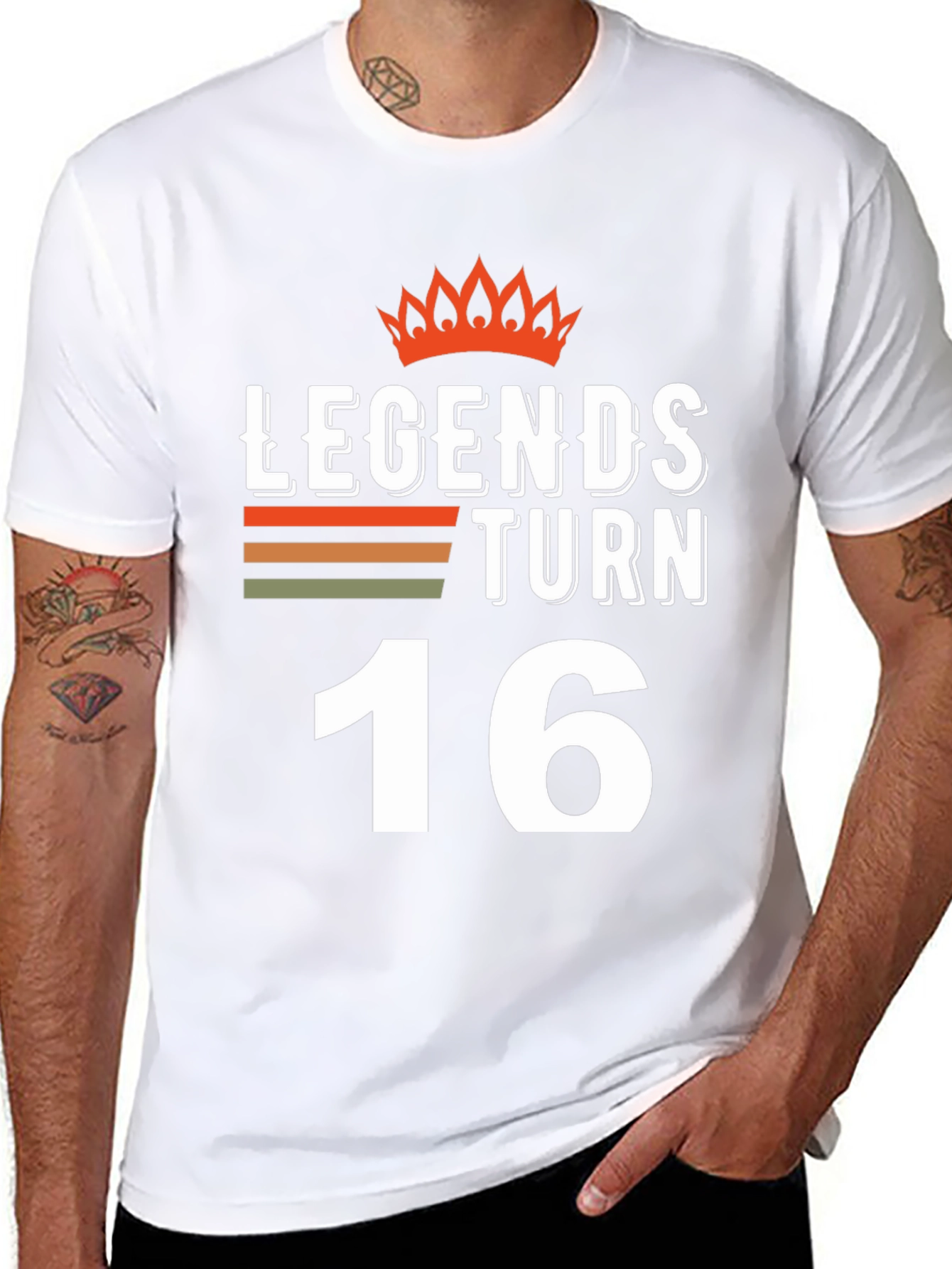 Legends Turn 16 Black T-Shirt
