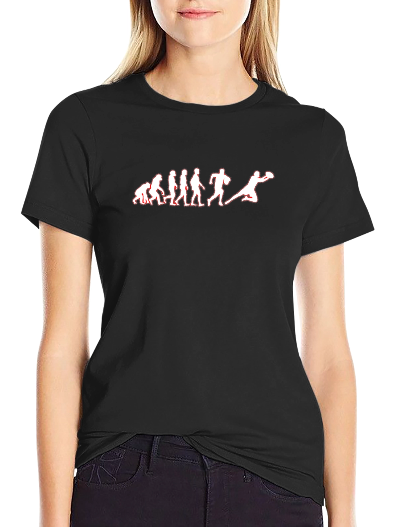 Rugby Evolution Graphic T-Shirt - Black