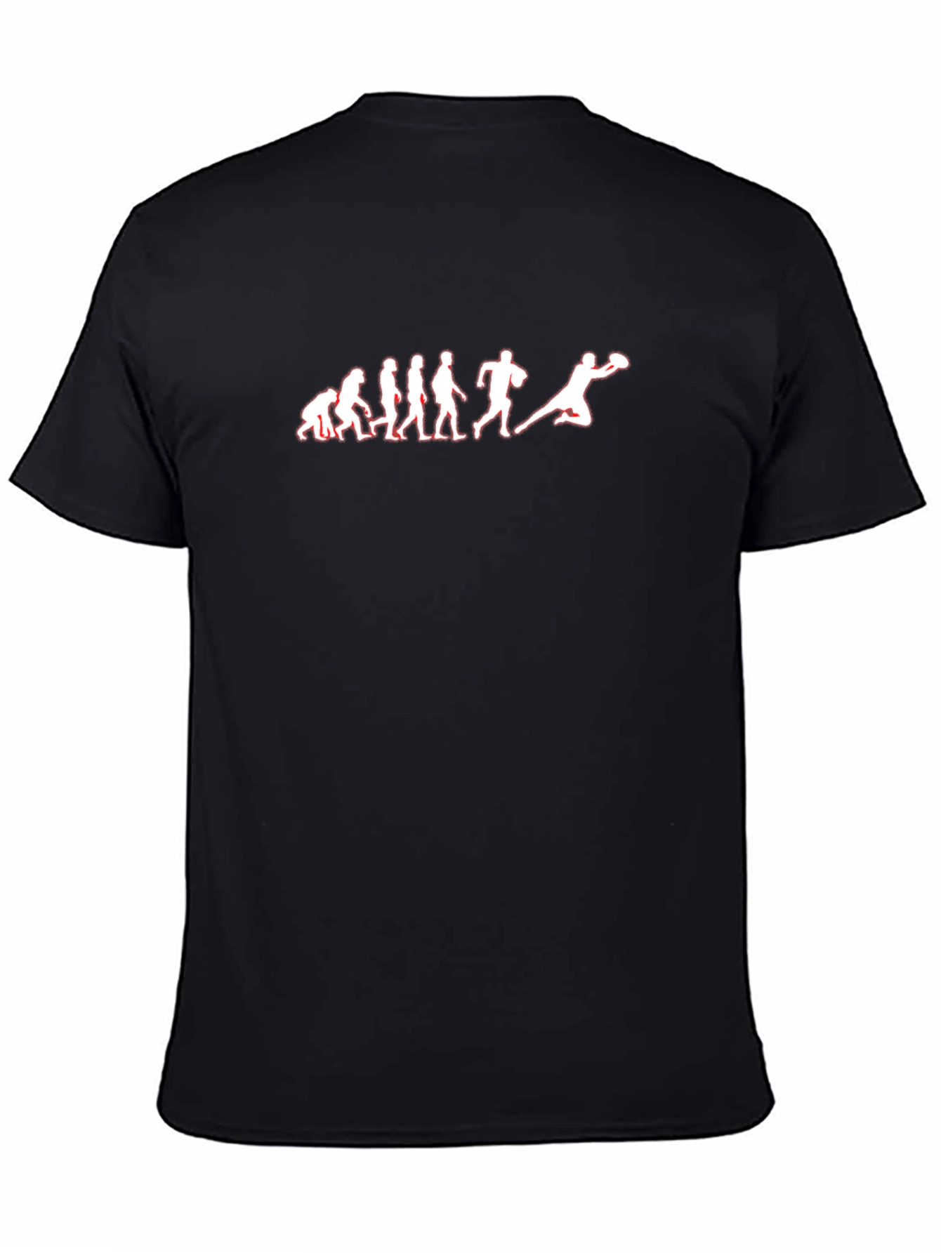Rugby Evolution Graphic T-Shirt - Black