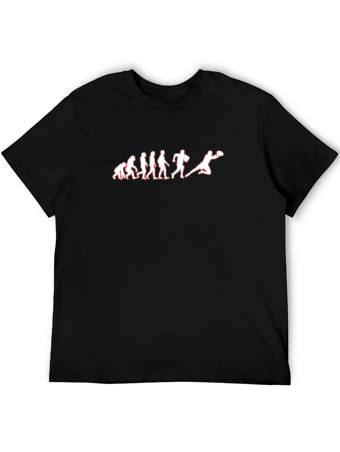 Rugby Evolution Graphic T-Shirt - Black
