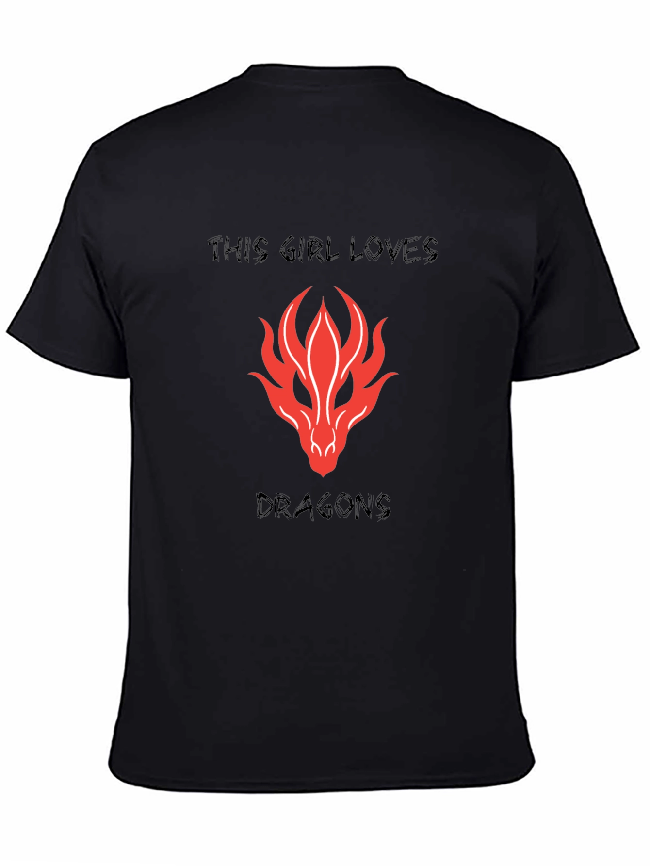 Dragon Lovers Black T-Shirt