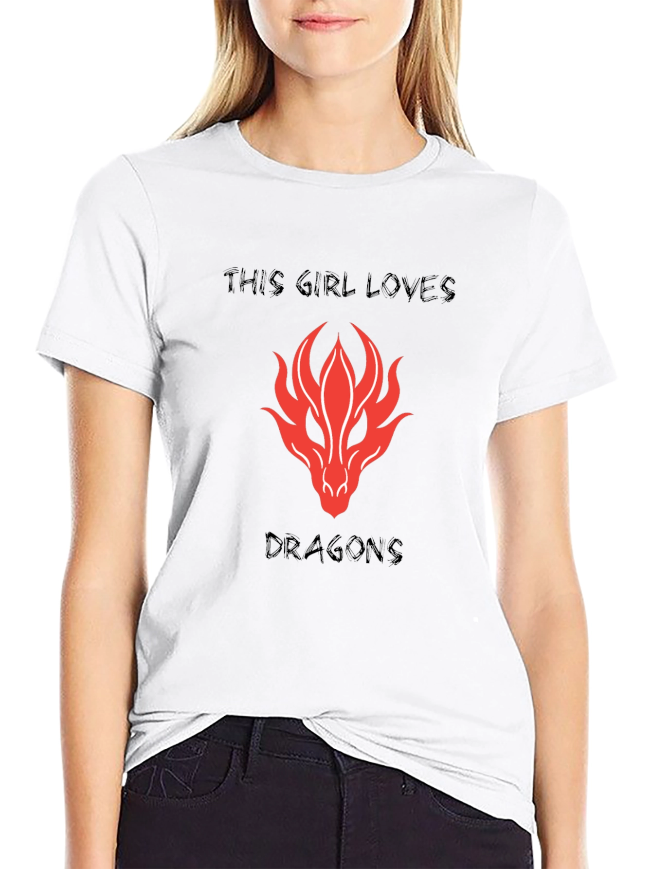 Dragon Lovers Black T-Shirt