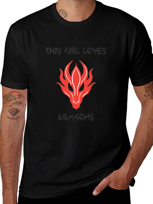Dragon Lovers Black T-Shirt