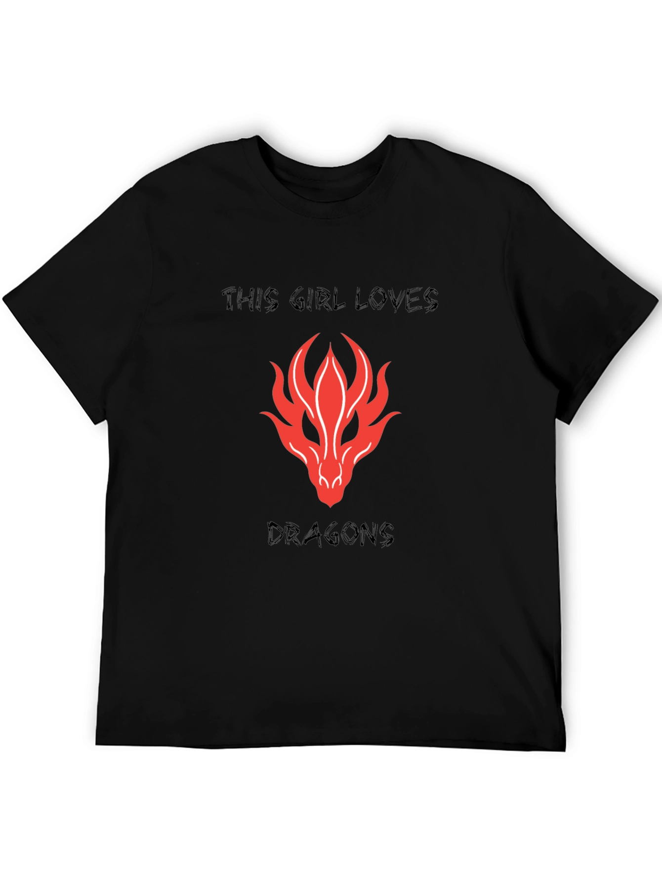 Dragon Lovers Black T-Shirt