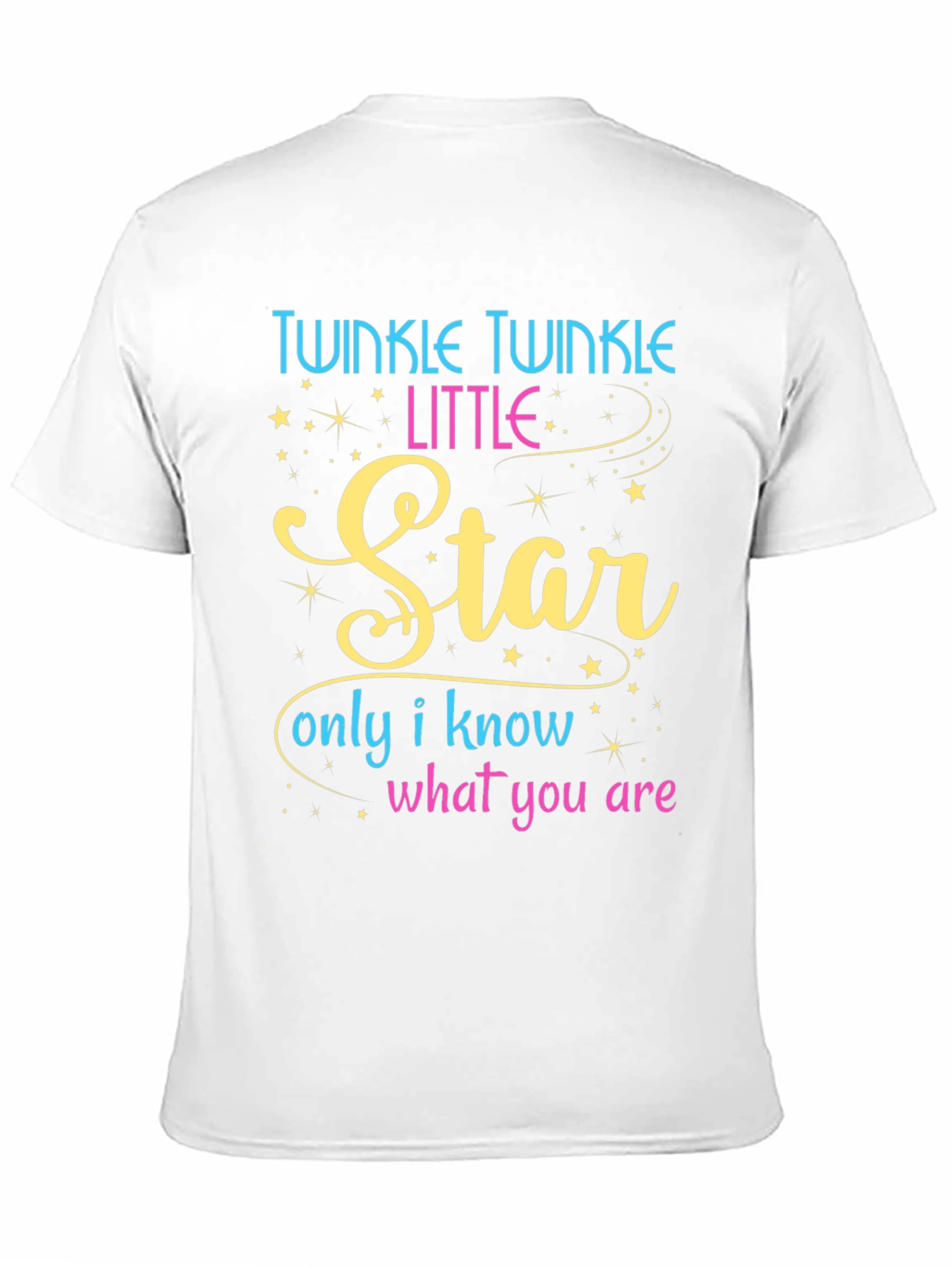 Twinkle Little Star Black T-Shirt