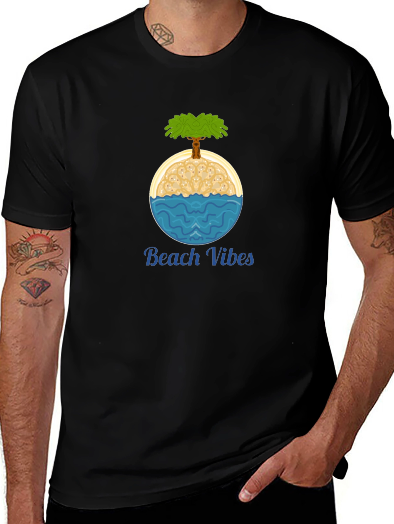 Beach Vibes T-Shirt - Island Graphic Tee