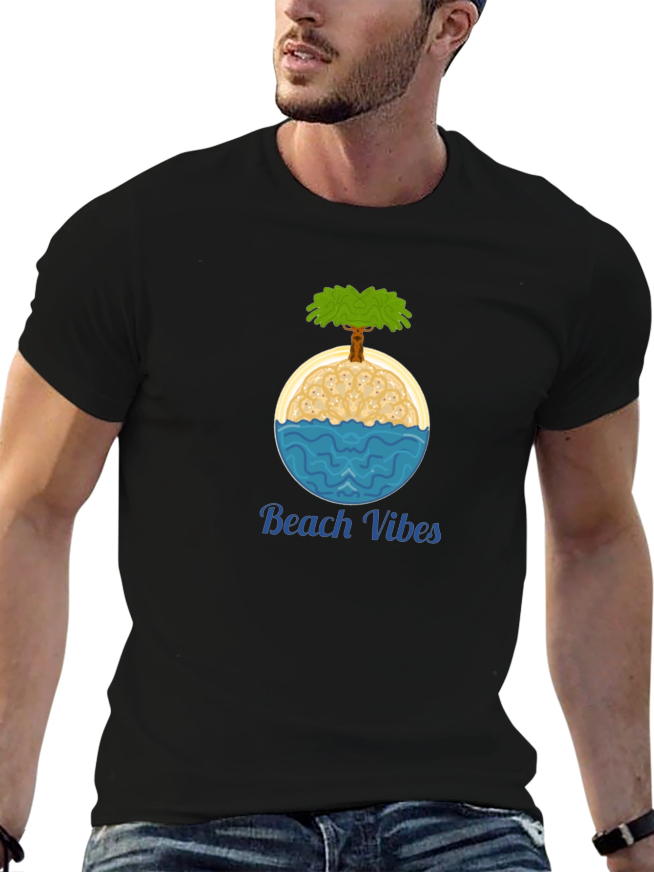 Beach Vibes T-Shirt - Island Graphic Tee