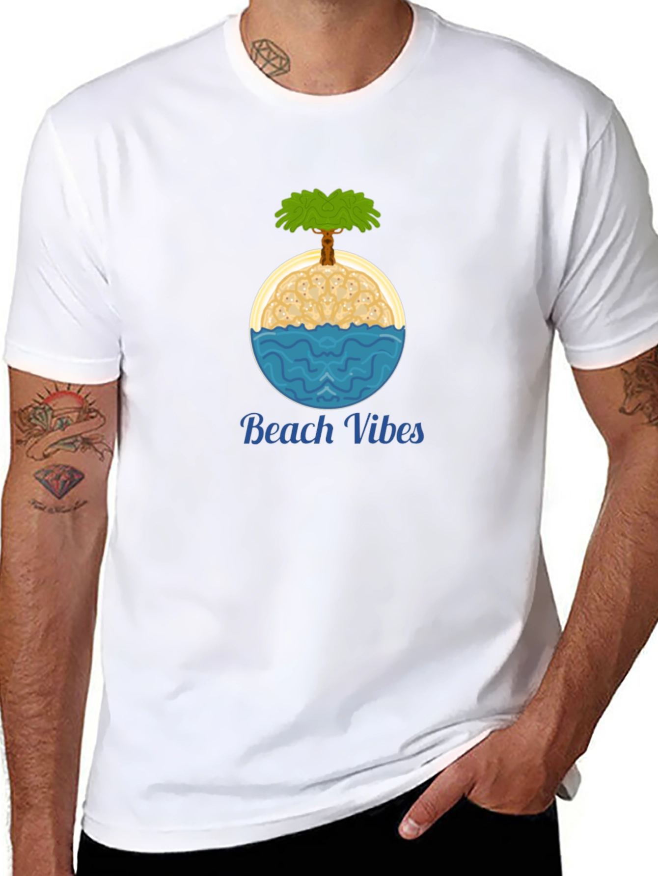 Beach Vibes T-Shirt - Island Graphic Tee