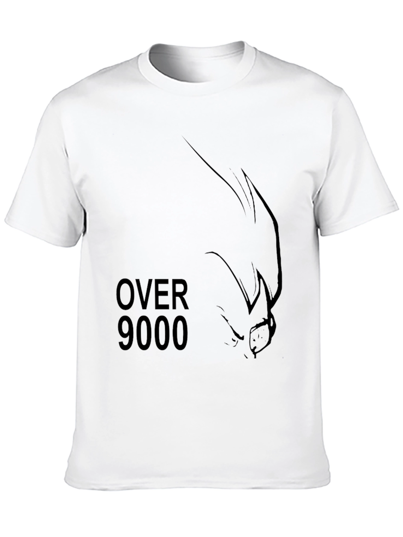 Over 9000 T-Shirt - Mens Black Graphic Tee