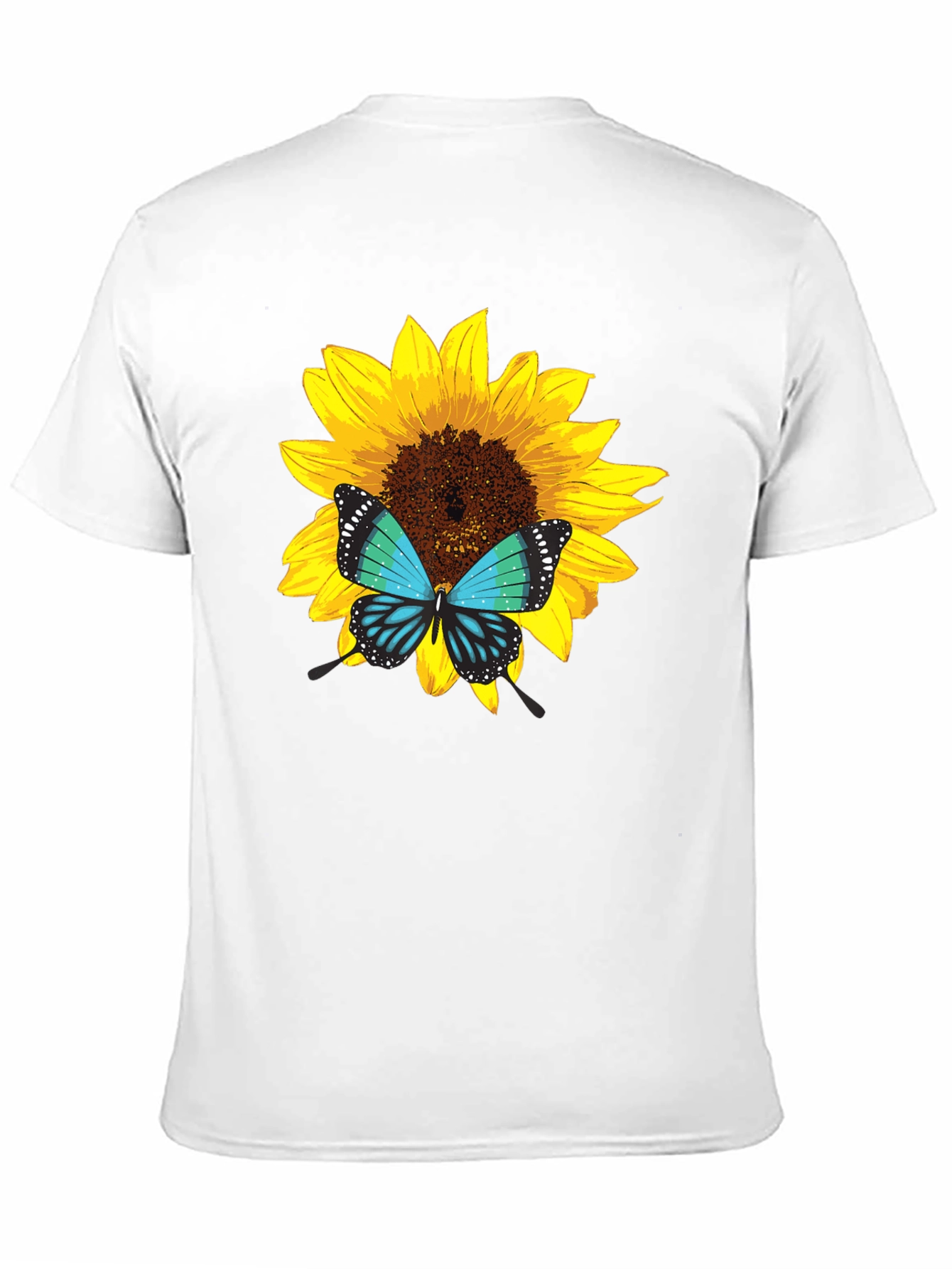 Sunflower Butterfly Graphic Tee