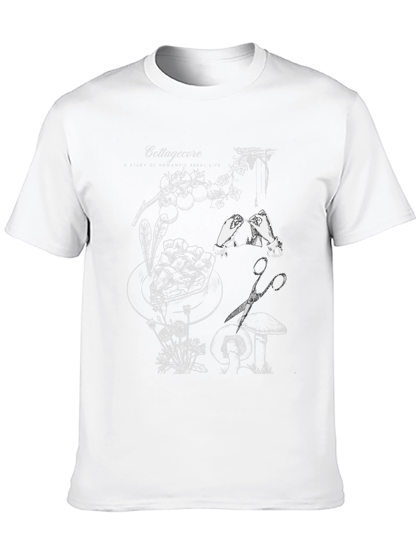 Artistic Collagecore T-Shirt - Black