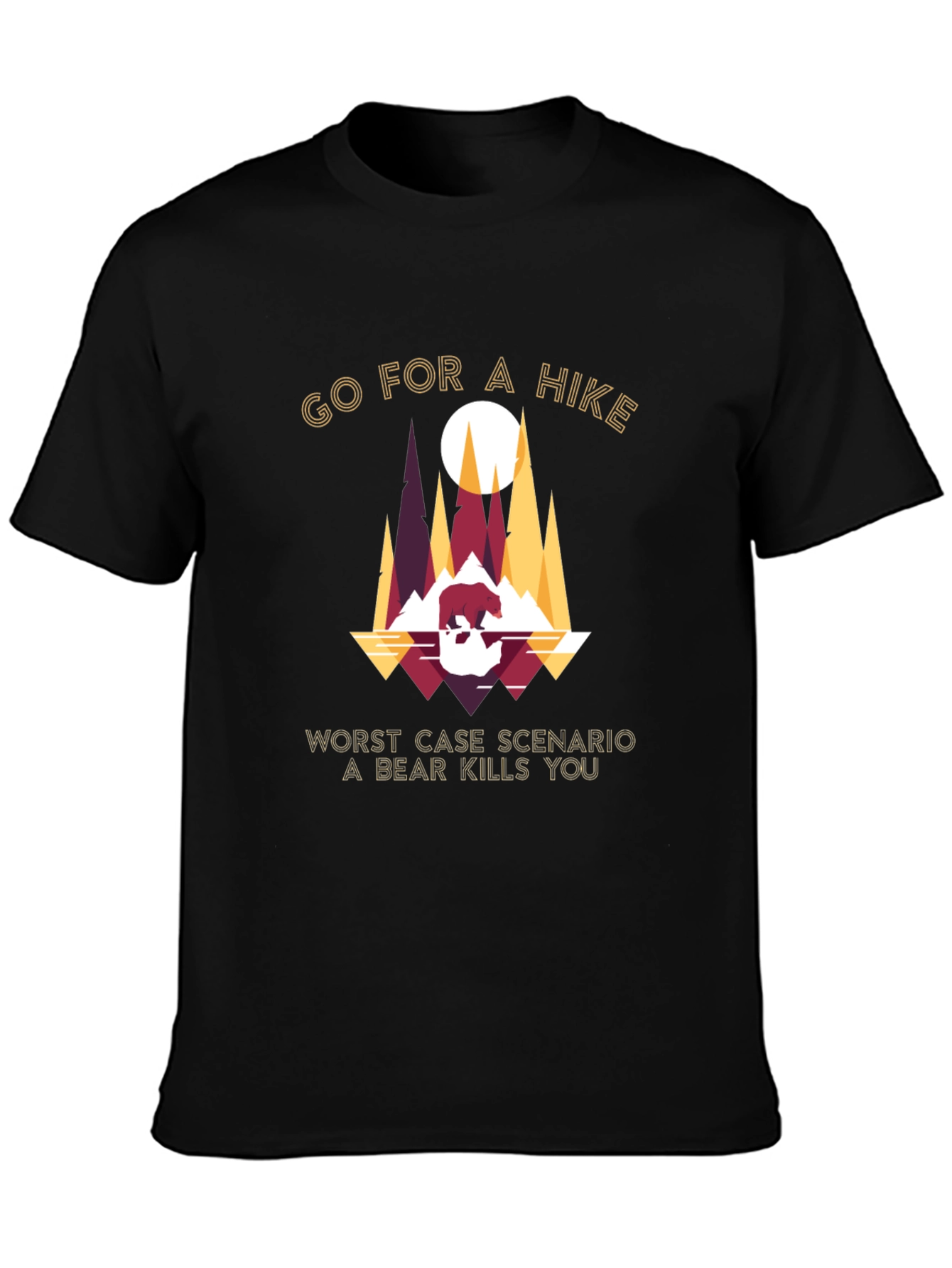 Go For a Hike Bear Graphic Tee