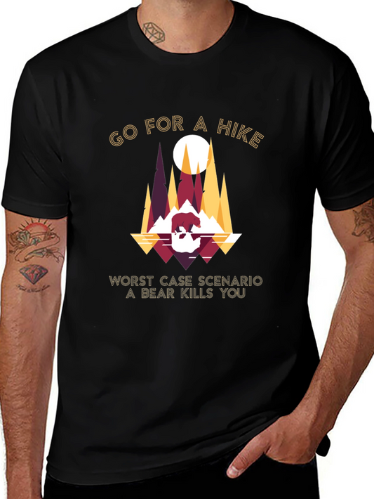 Go For a Hike Bear Graphic Tee