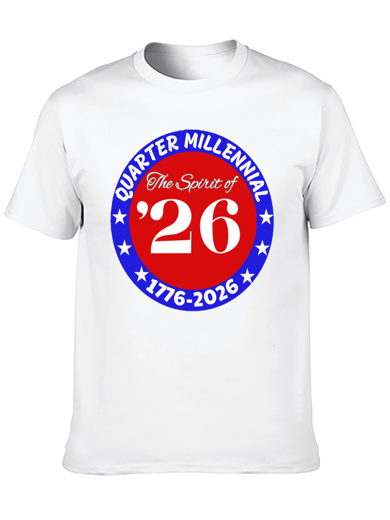 Quarter Millennial 26 Black T-Shirt