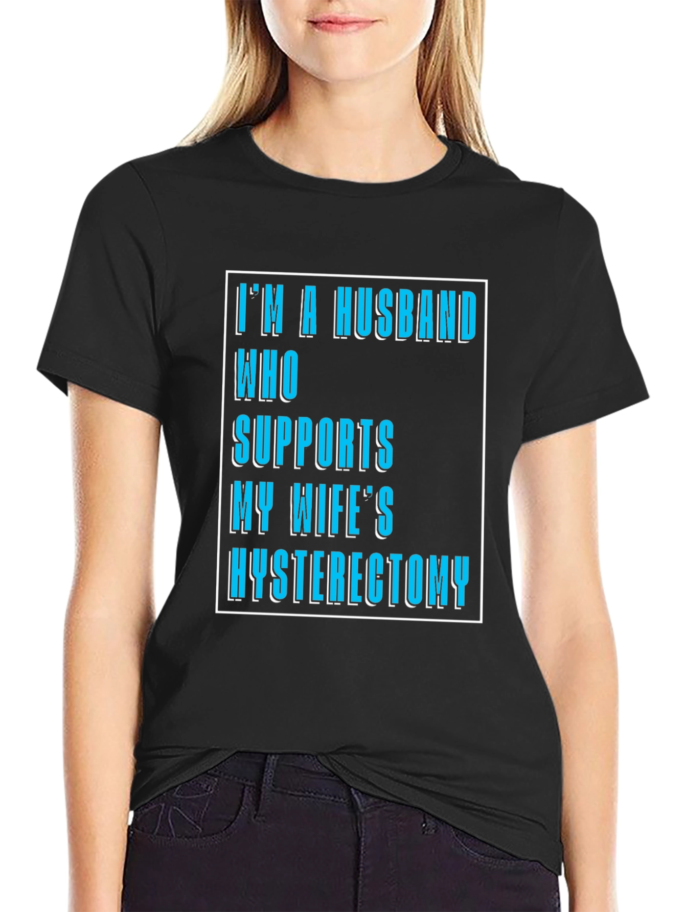 Supportive Husband Hysterectomy T-Shirt