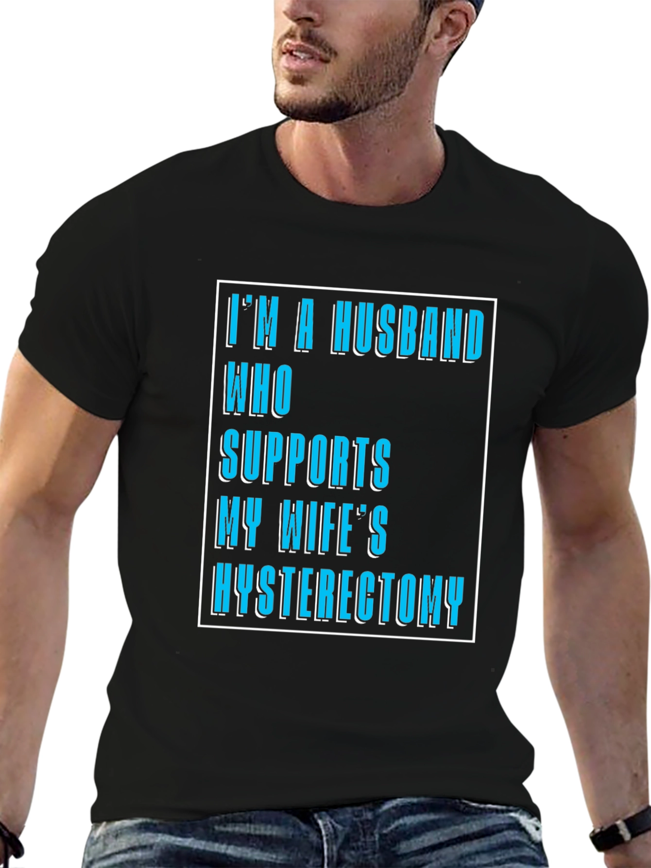 Supportive Husband Hysterectomy T-Shirt