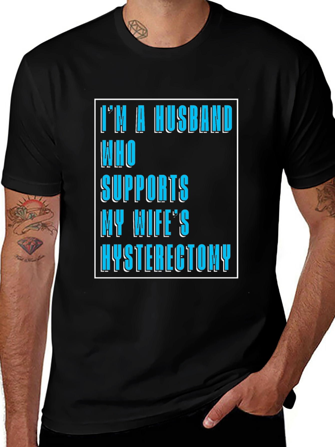 Supportive Husband Hysterectomy T-Shirt