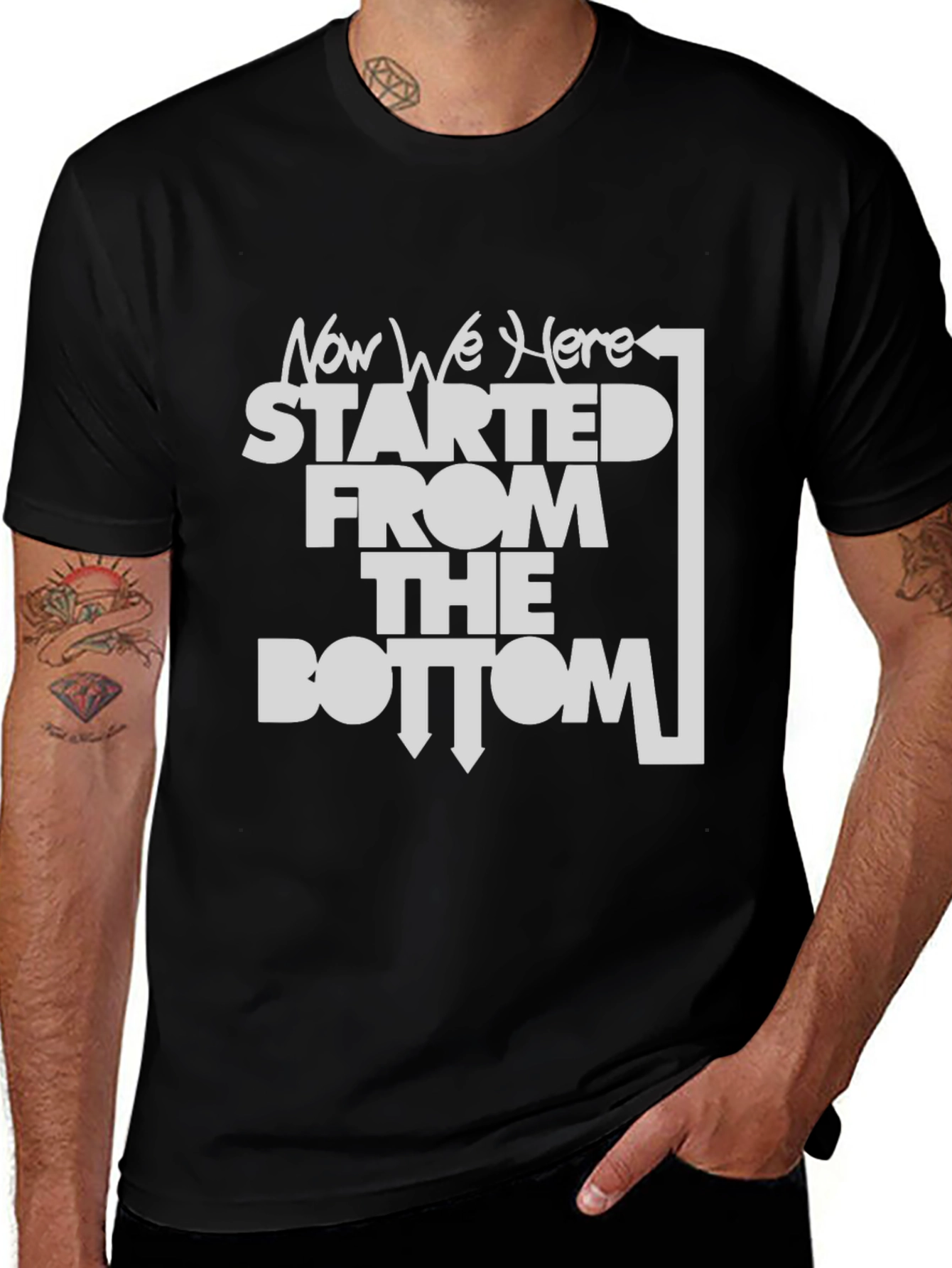 Started From The Bottom Crew Neck T-Shirt
