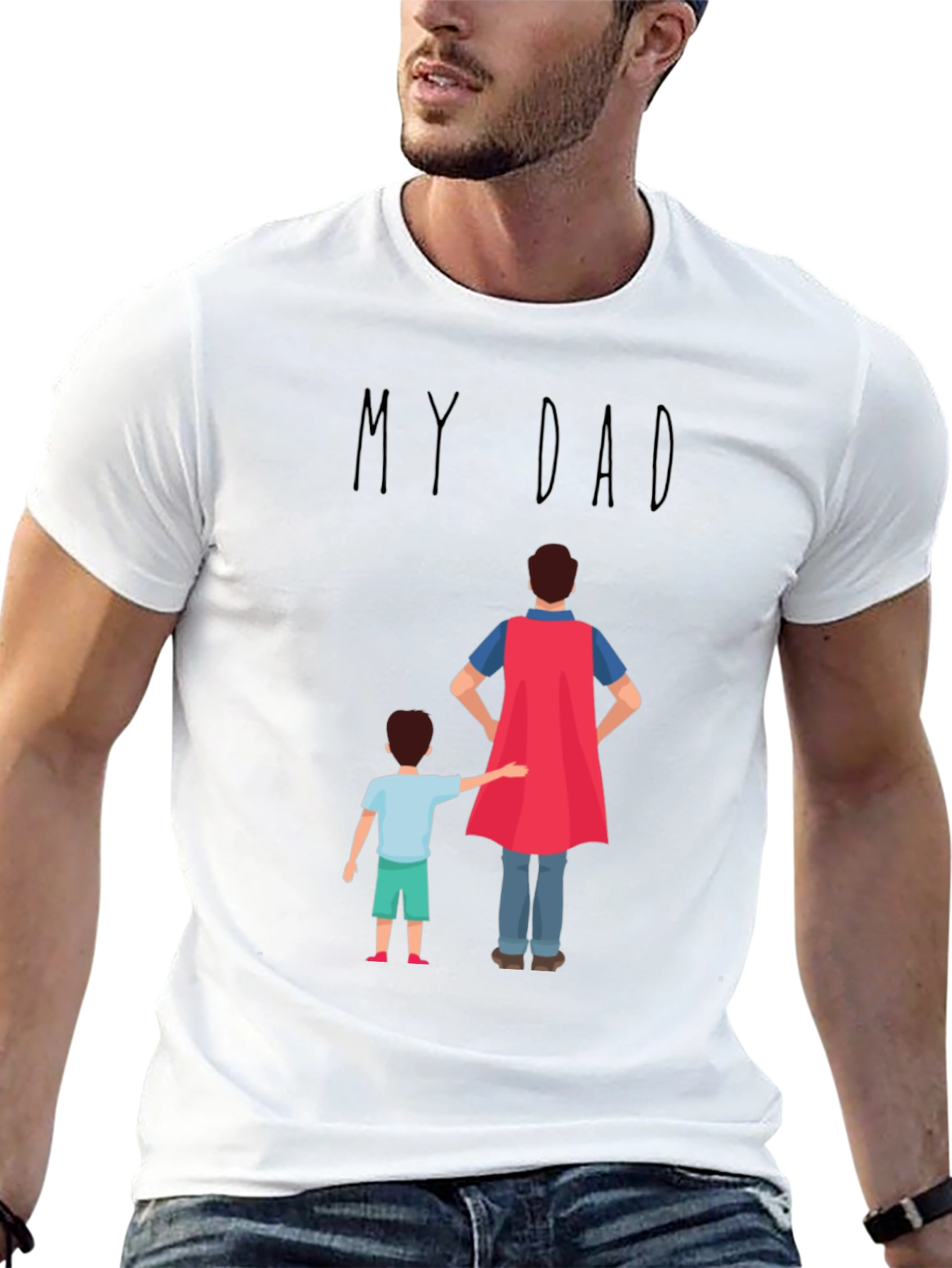 My Dad Superhero T-Shirt