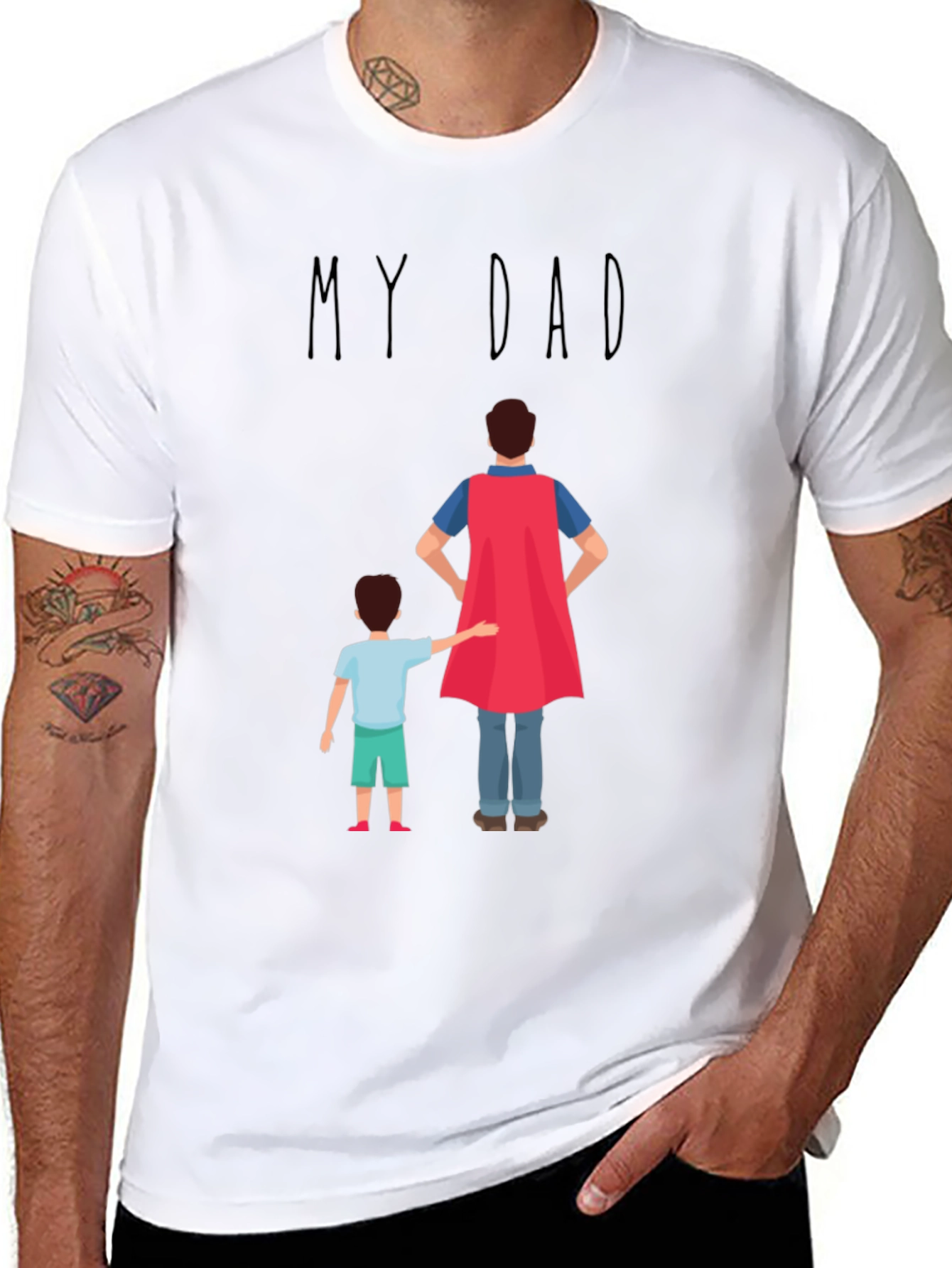 My Dad Superhero T-Shirt
