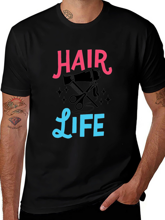 Hair Life T-Shirt - Barber Stylist Tee
