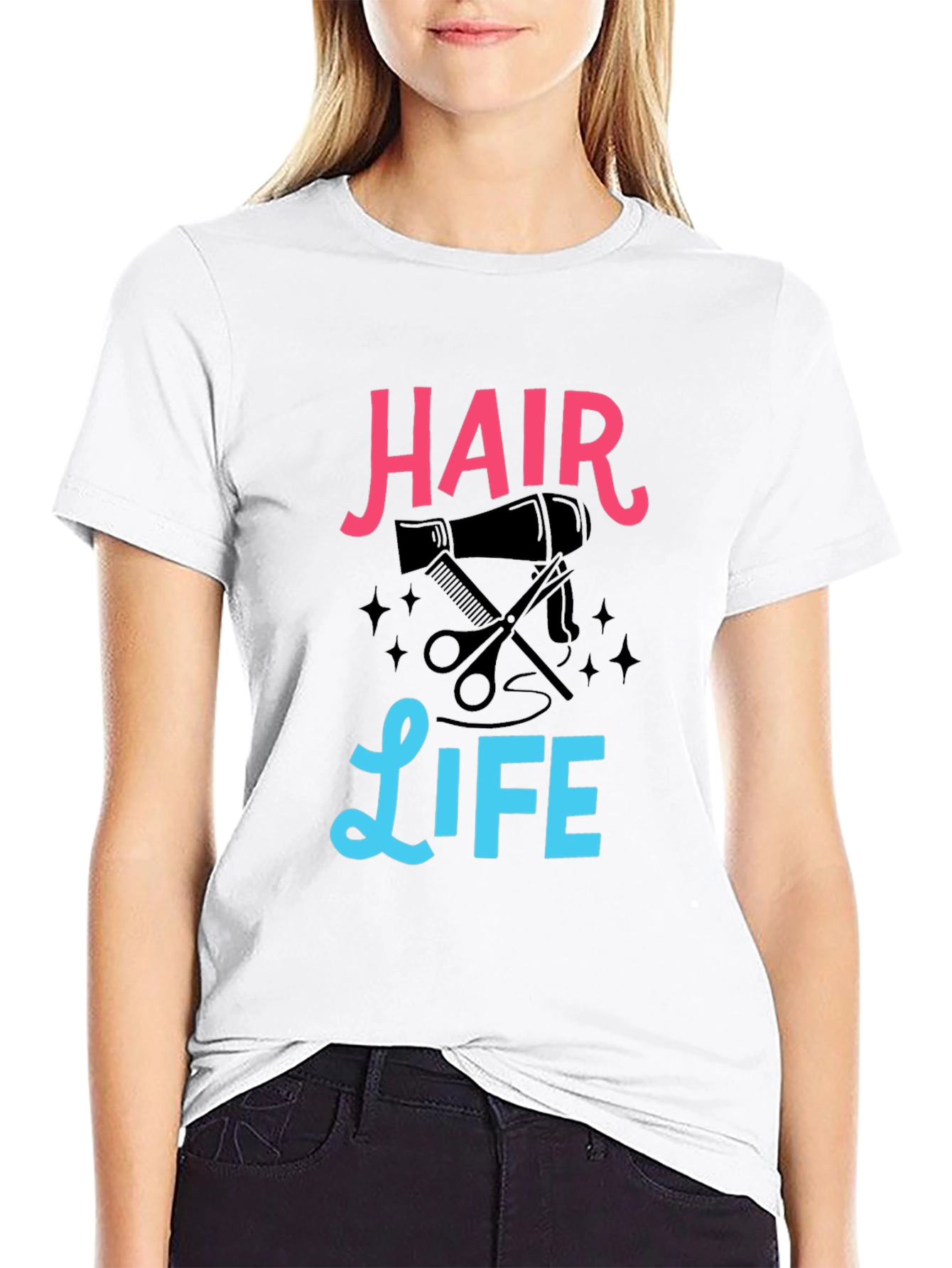 Hair Life T-Shirt - Barber Stylist Tee