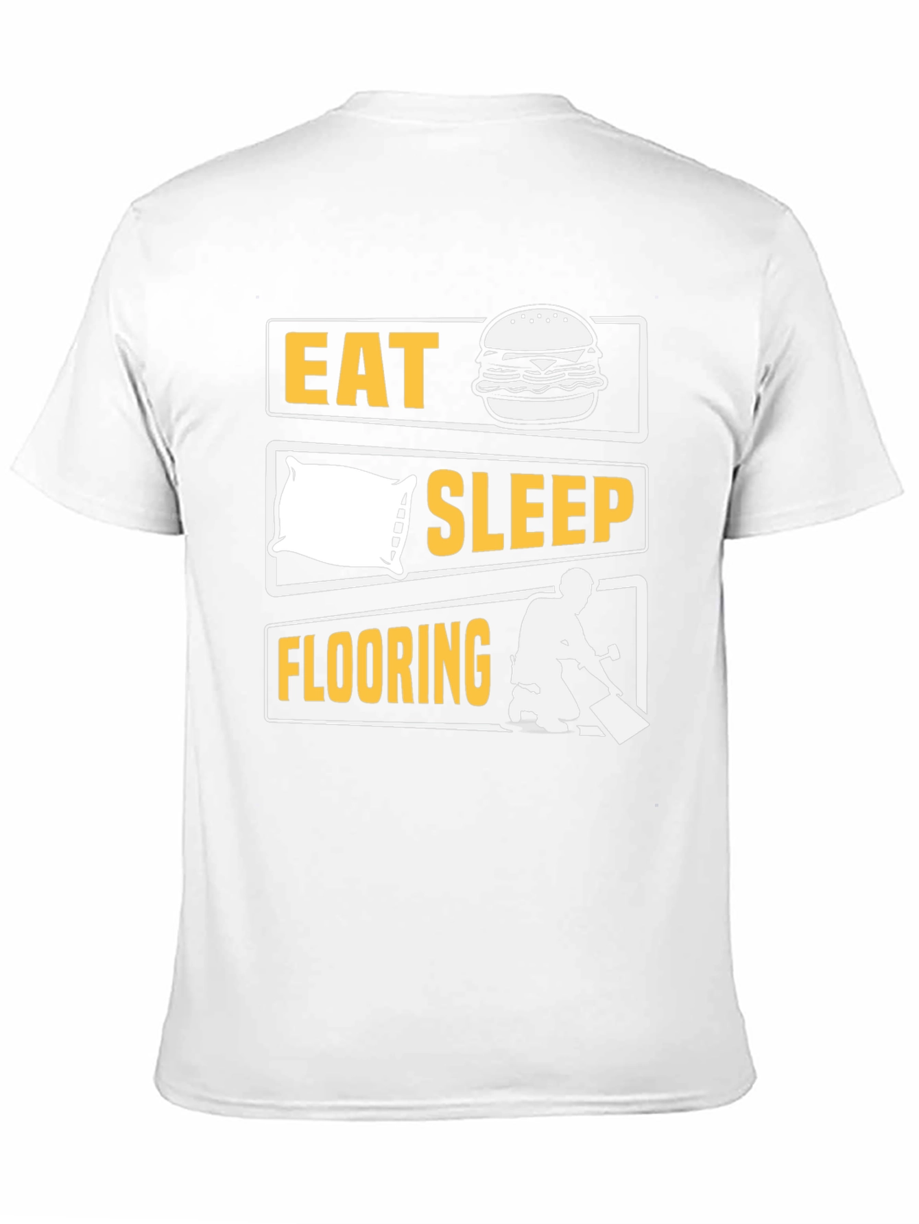 Eat Sleep Flooring T-Shirt Funny Job Tee