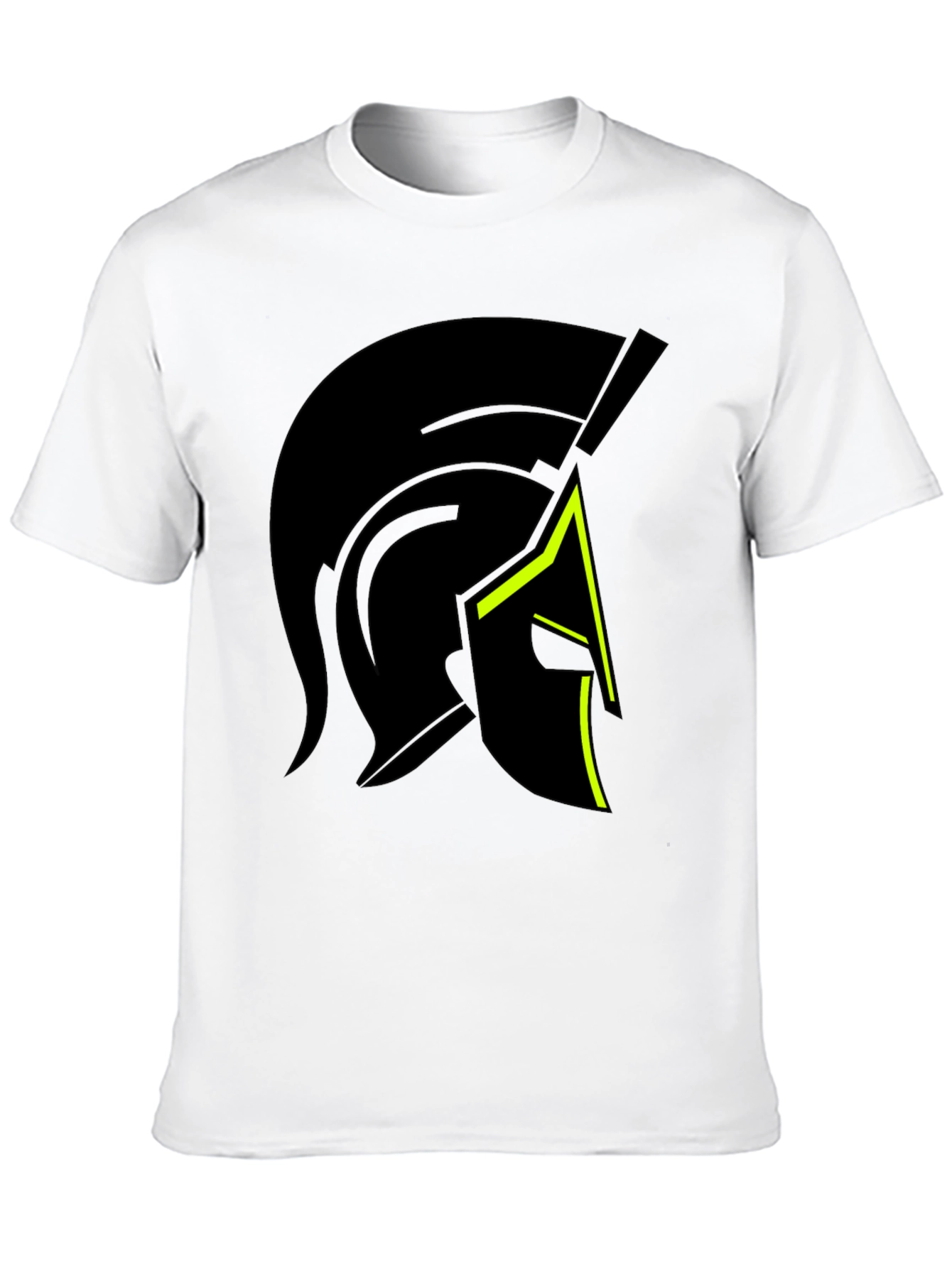Spartan Helmet Graphic Black T-Shirt