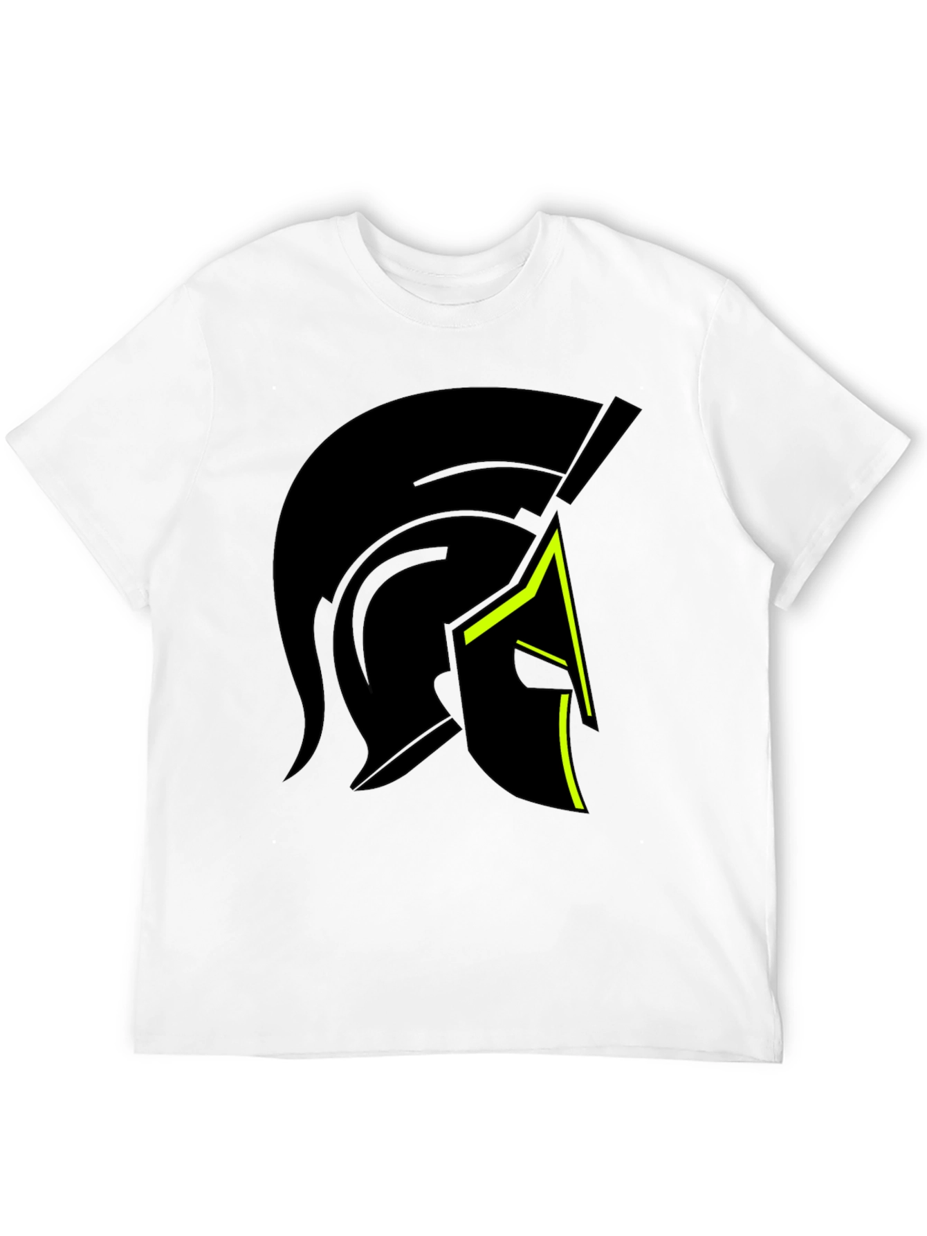 Spartan Helmet Graphic Black T-Shirt
