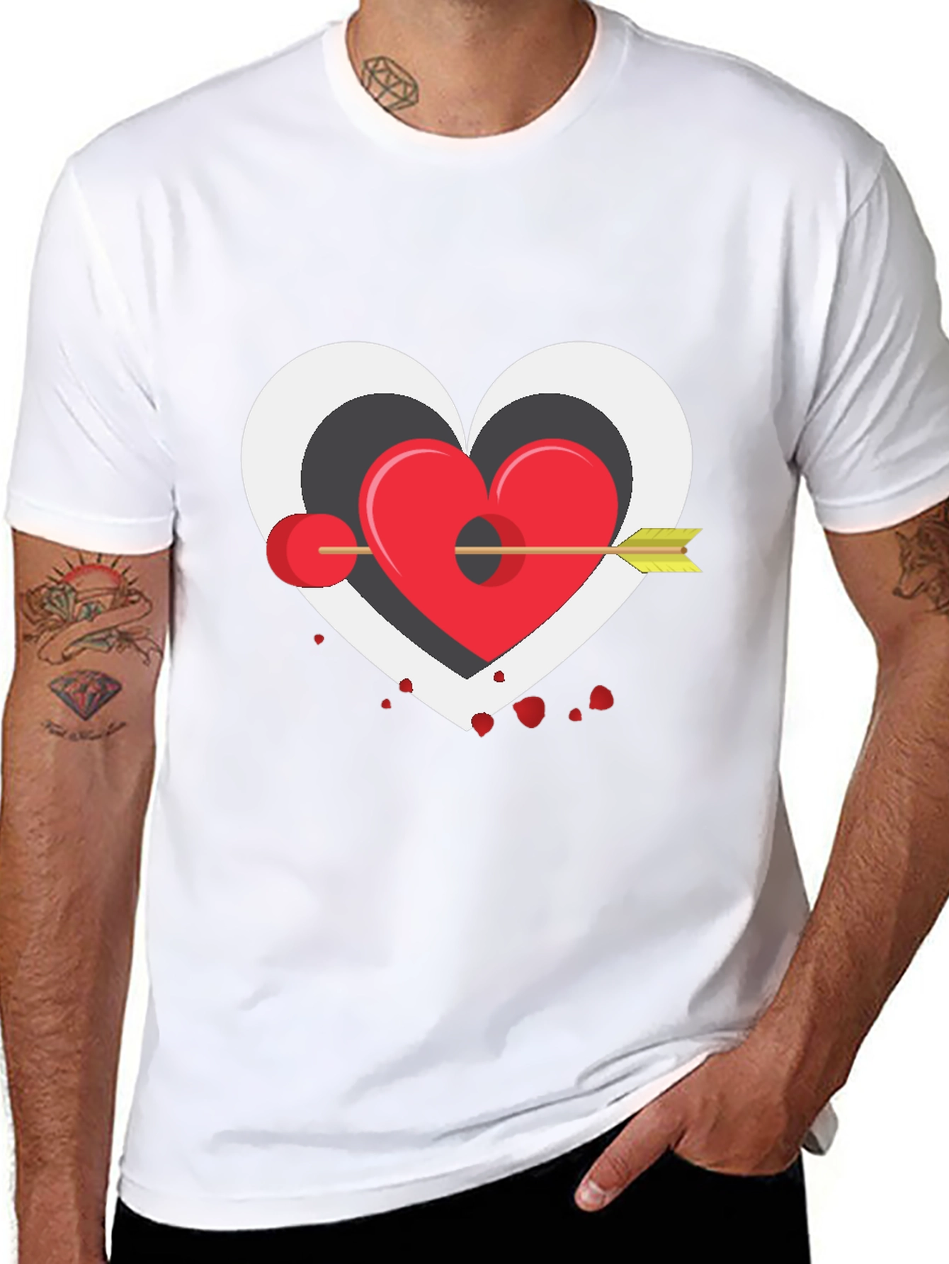 Heart Target T-Shirt - Cupids Aim