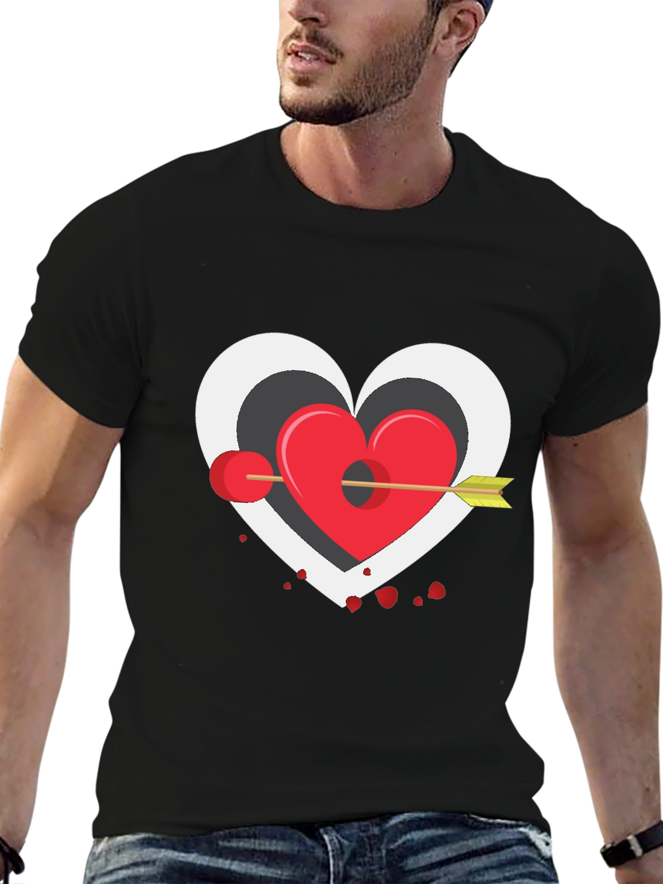 Heart Target T-Shirt - Cupids Aim