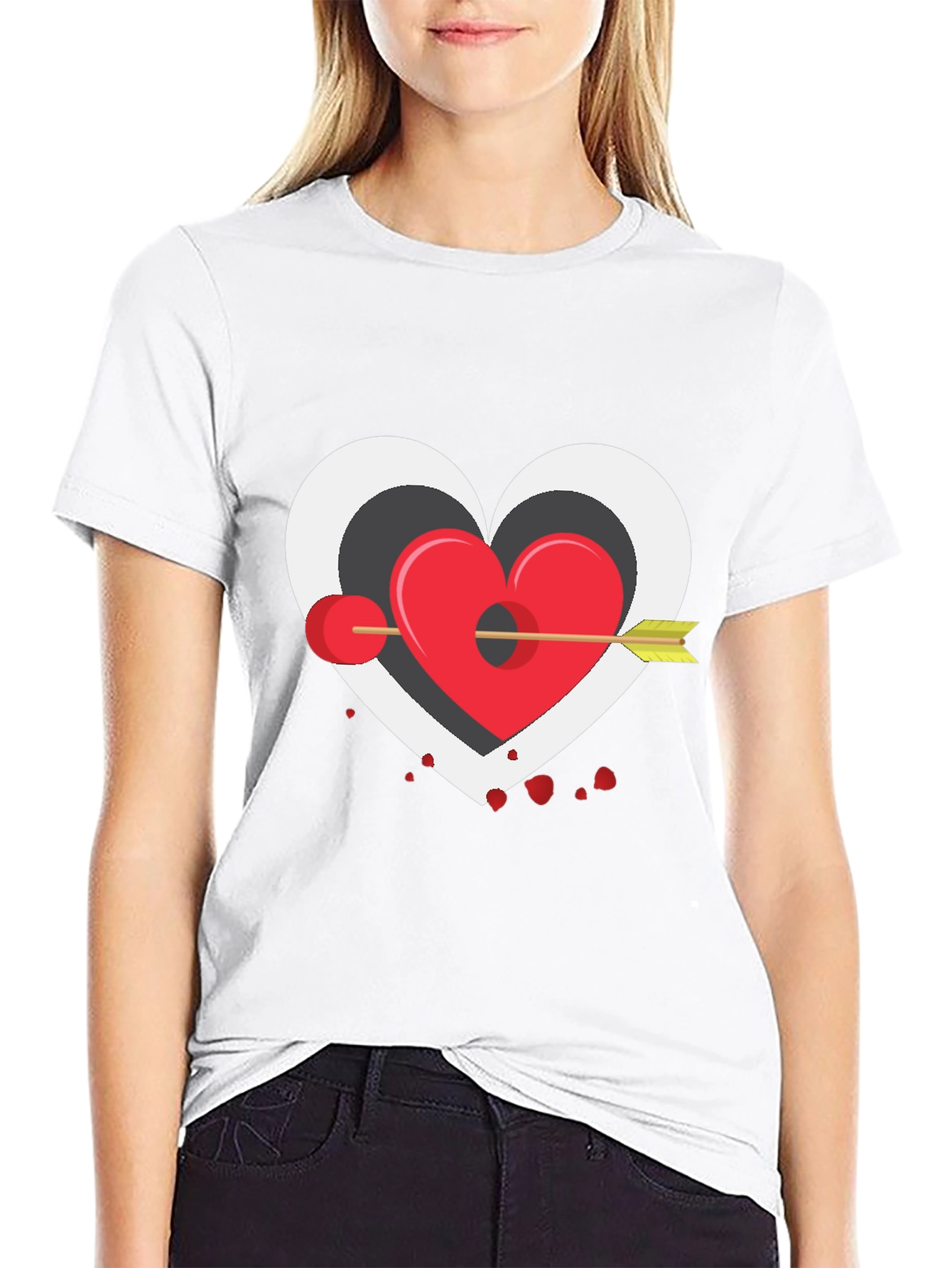 Heart Target T-Shirt - Cupids Aim