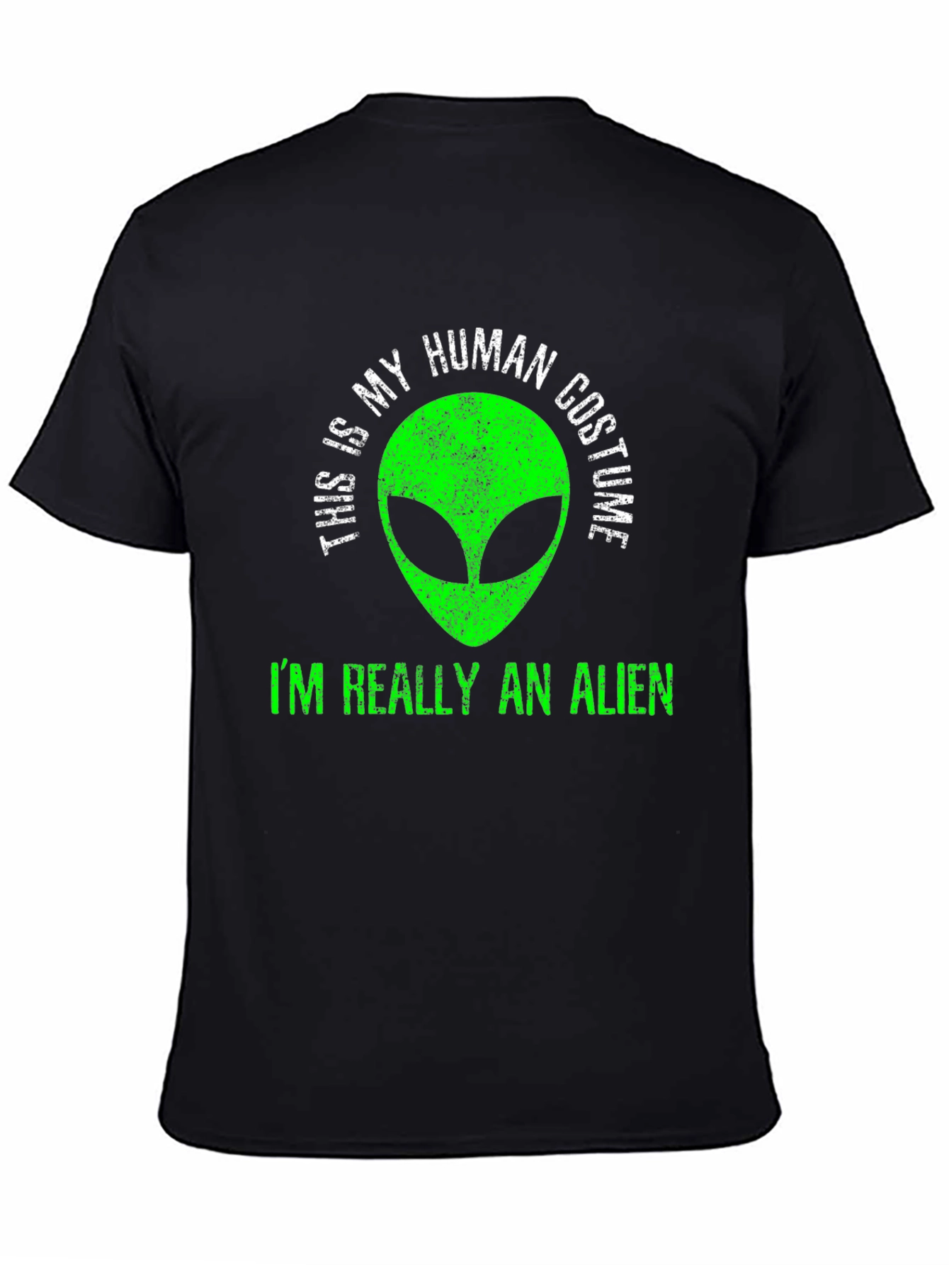 Human Costume Alien T-Shirt - Funny Graphic Tee