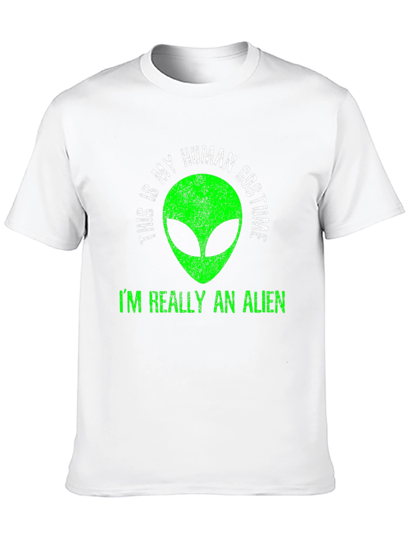 Human Costume Alien T-Shirt - Funny Graphic Tee
